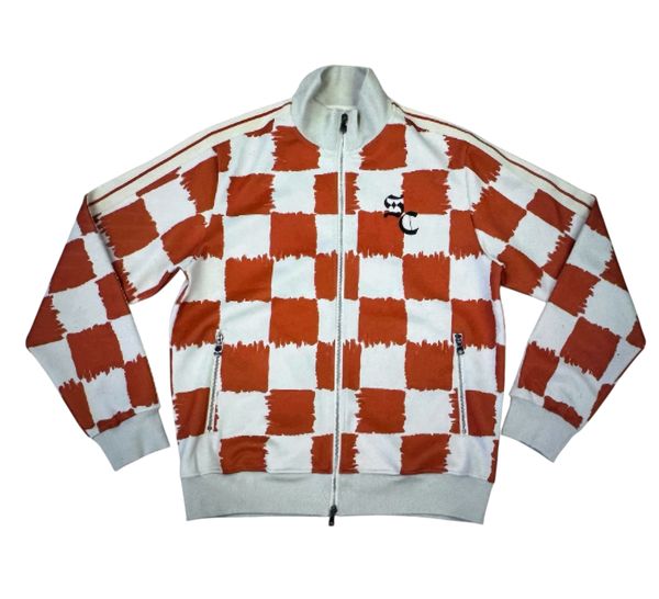 "Vector" Orange/Cream Color block Jacket