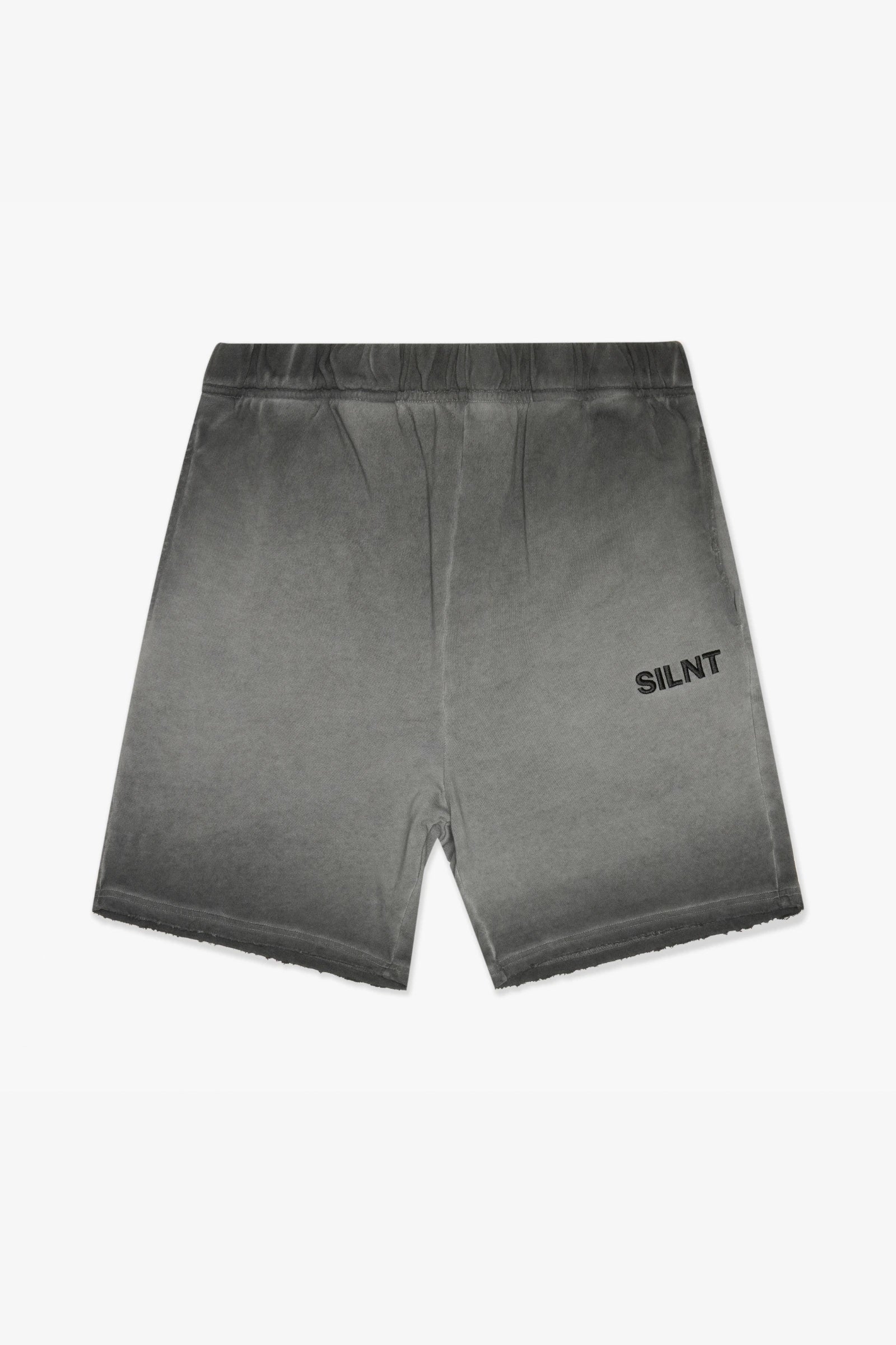 "Faded" Relaxed Shorts - Black