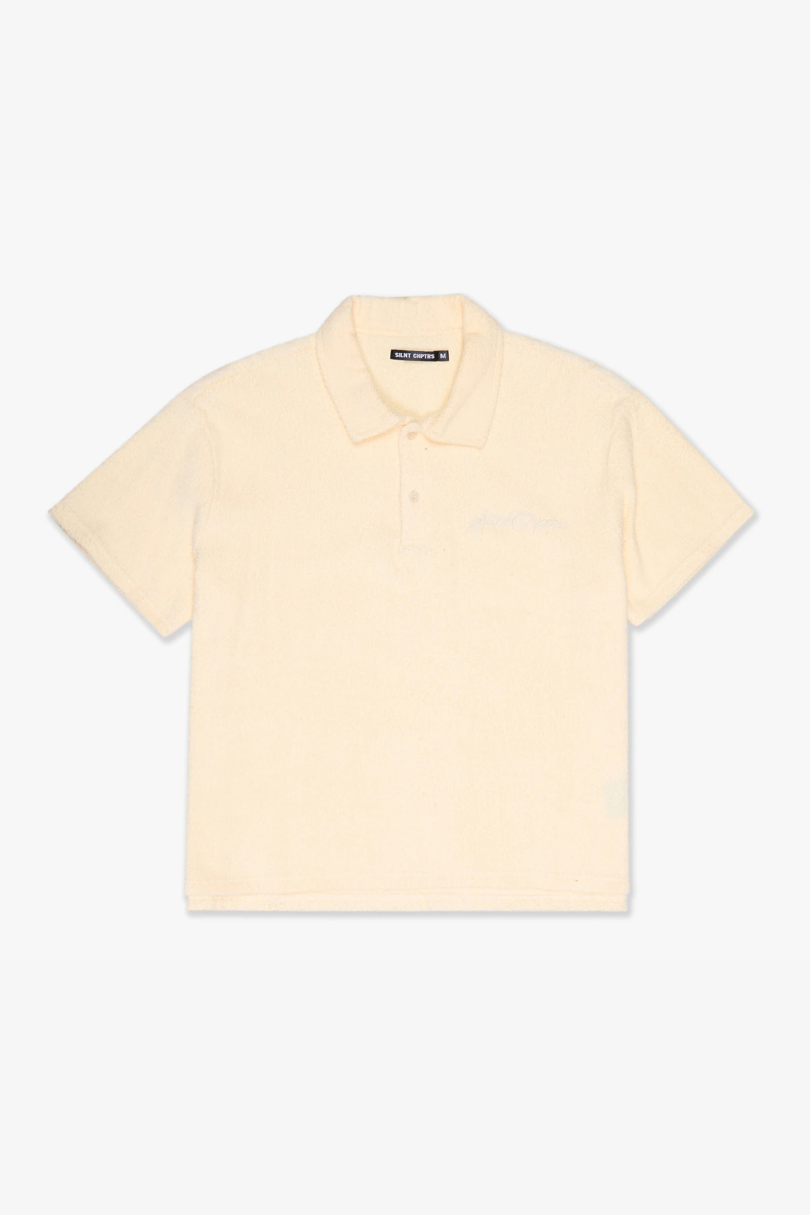 "Relevant" Relaxed Polo Shirt Cream