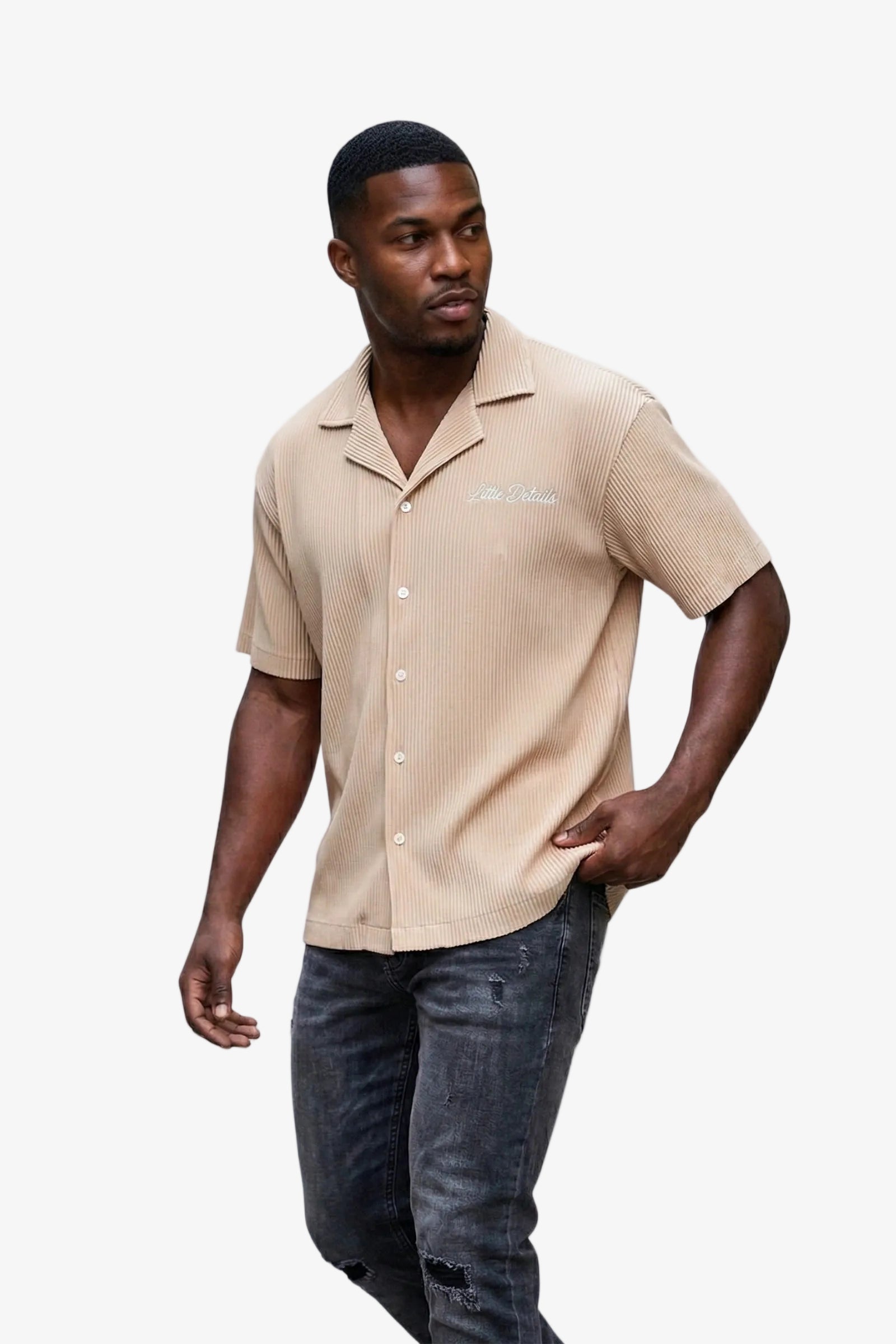 Brandello Men's Shirt - Beige