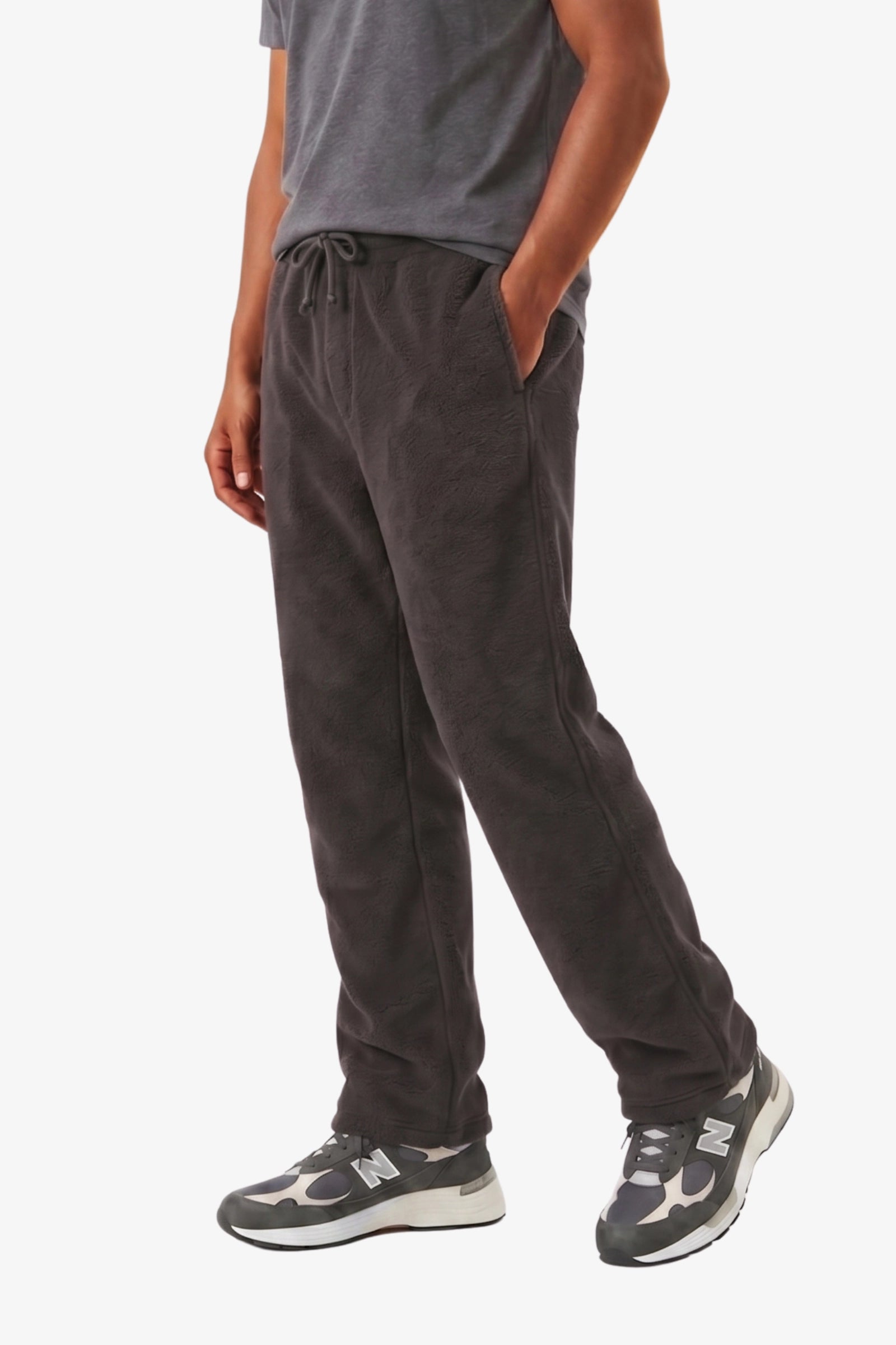 "Pinnacle" Sherpa Sweatpants Grey
