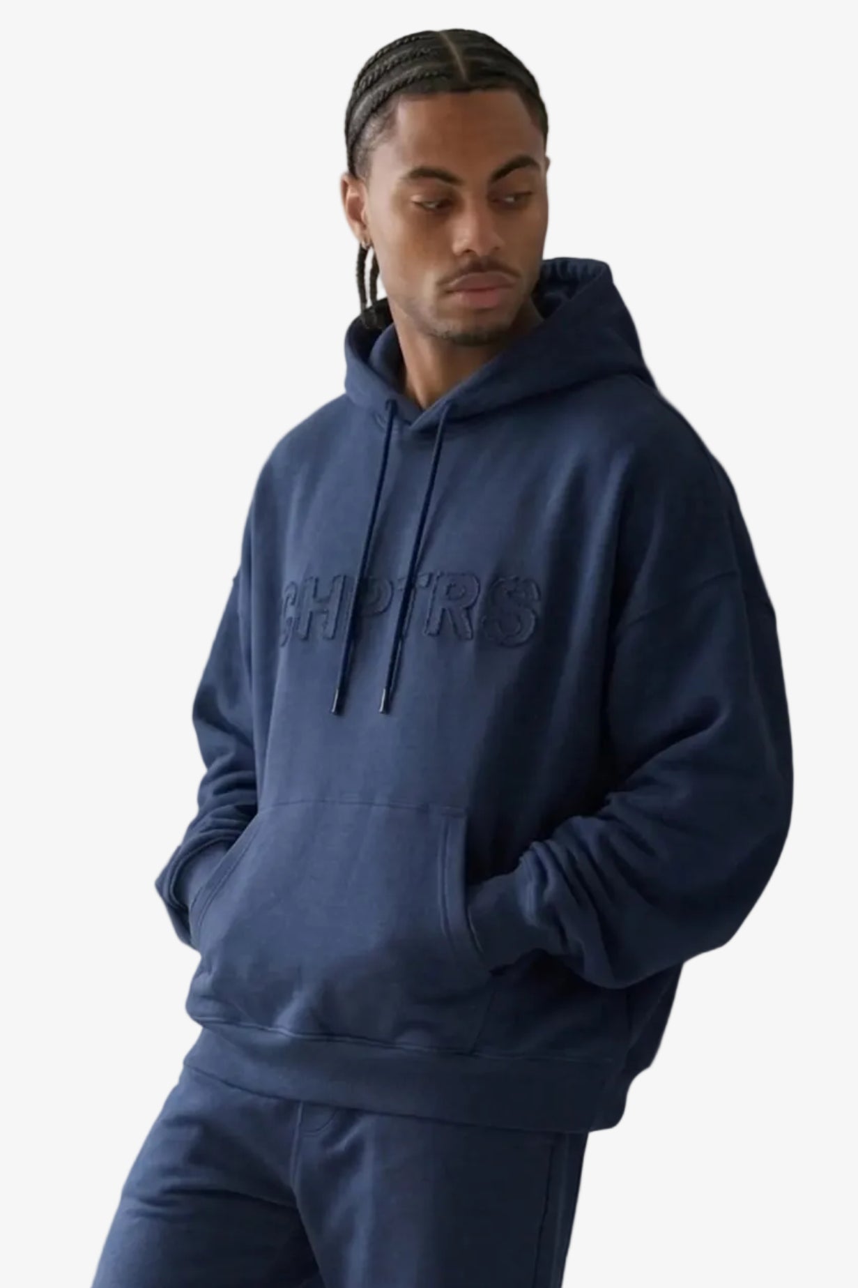 "Grit" Pullover Hoodie Navy