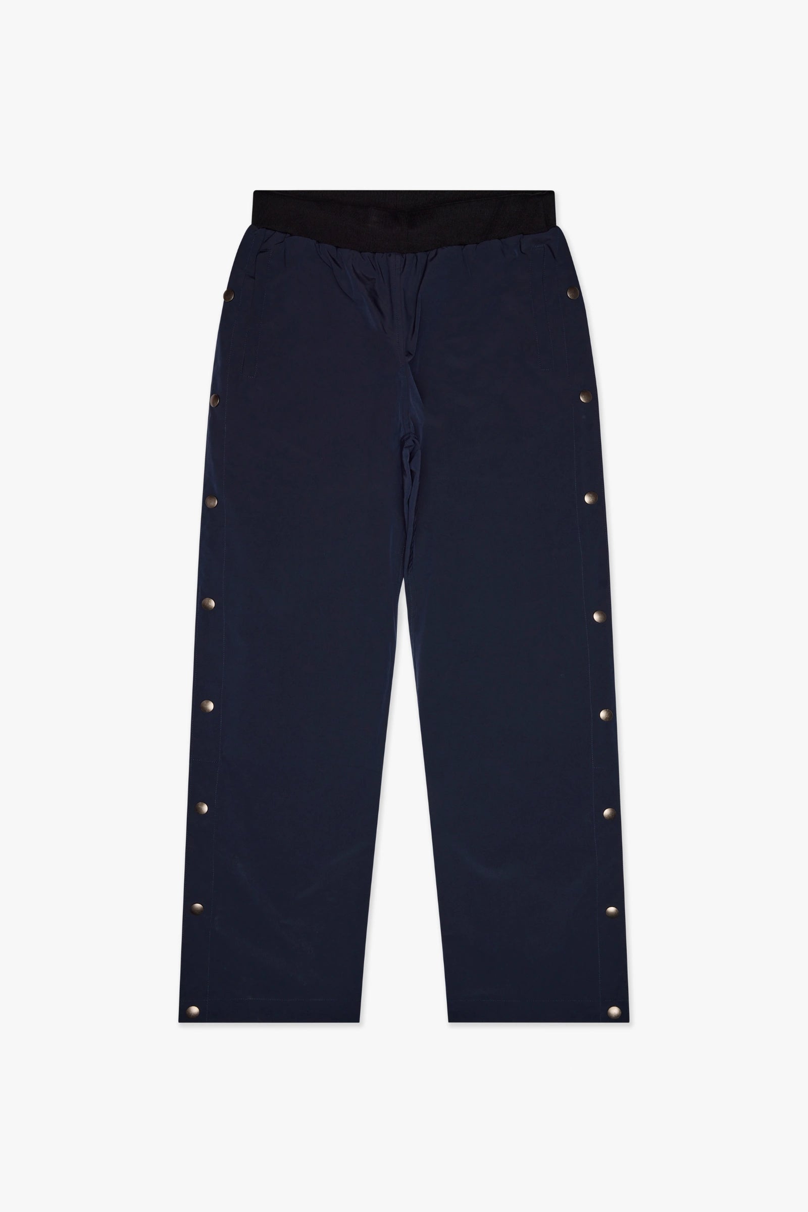 "Phoenix" Nylon Snap Button Pants Navy