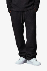"Mustang" Drawstring Sweatpants Black