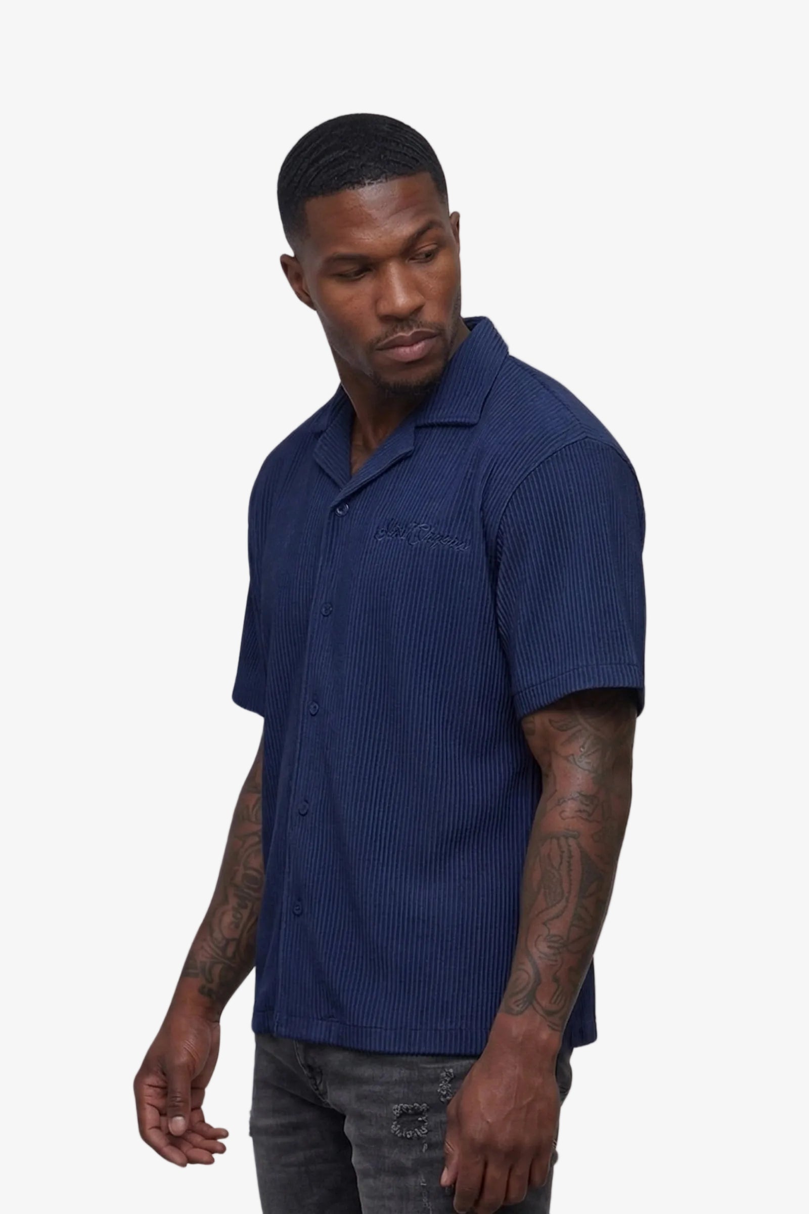 Silnt Chptrs Brandello Men's Shirt - Navy