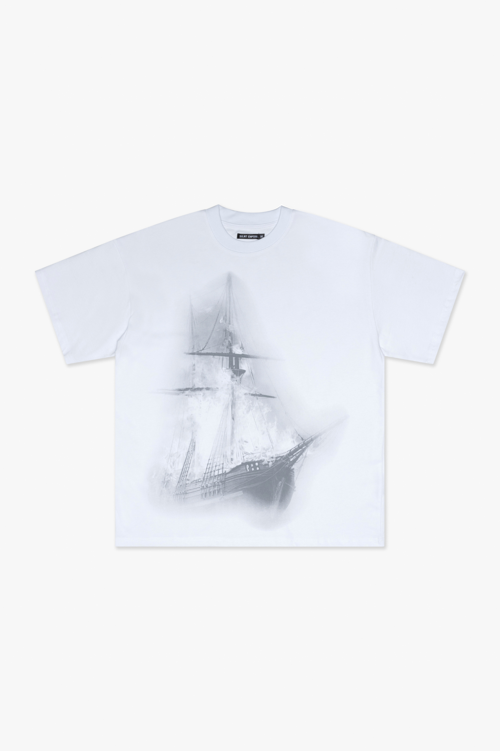 "Tariq" Oversized Graphic Tee White