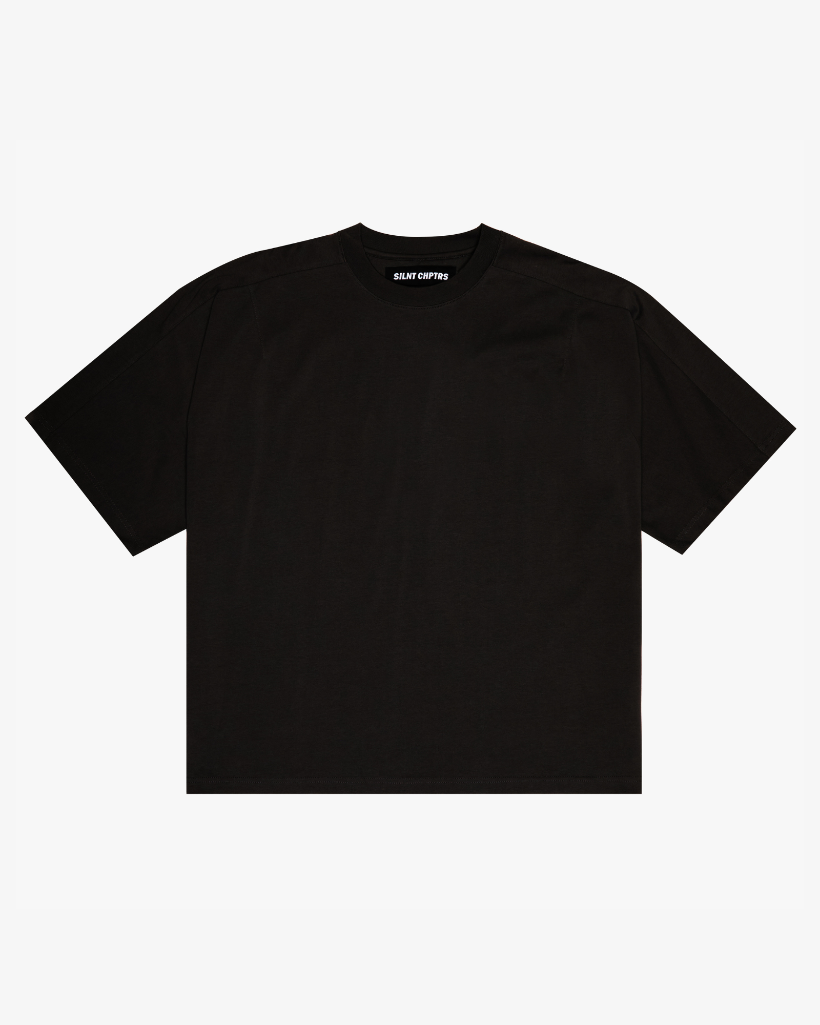 "Point Blank" Black Oversized Tee