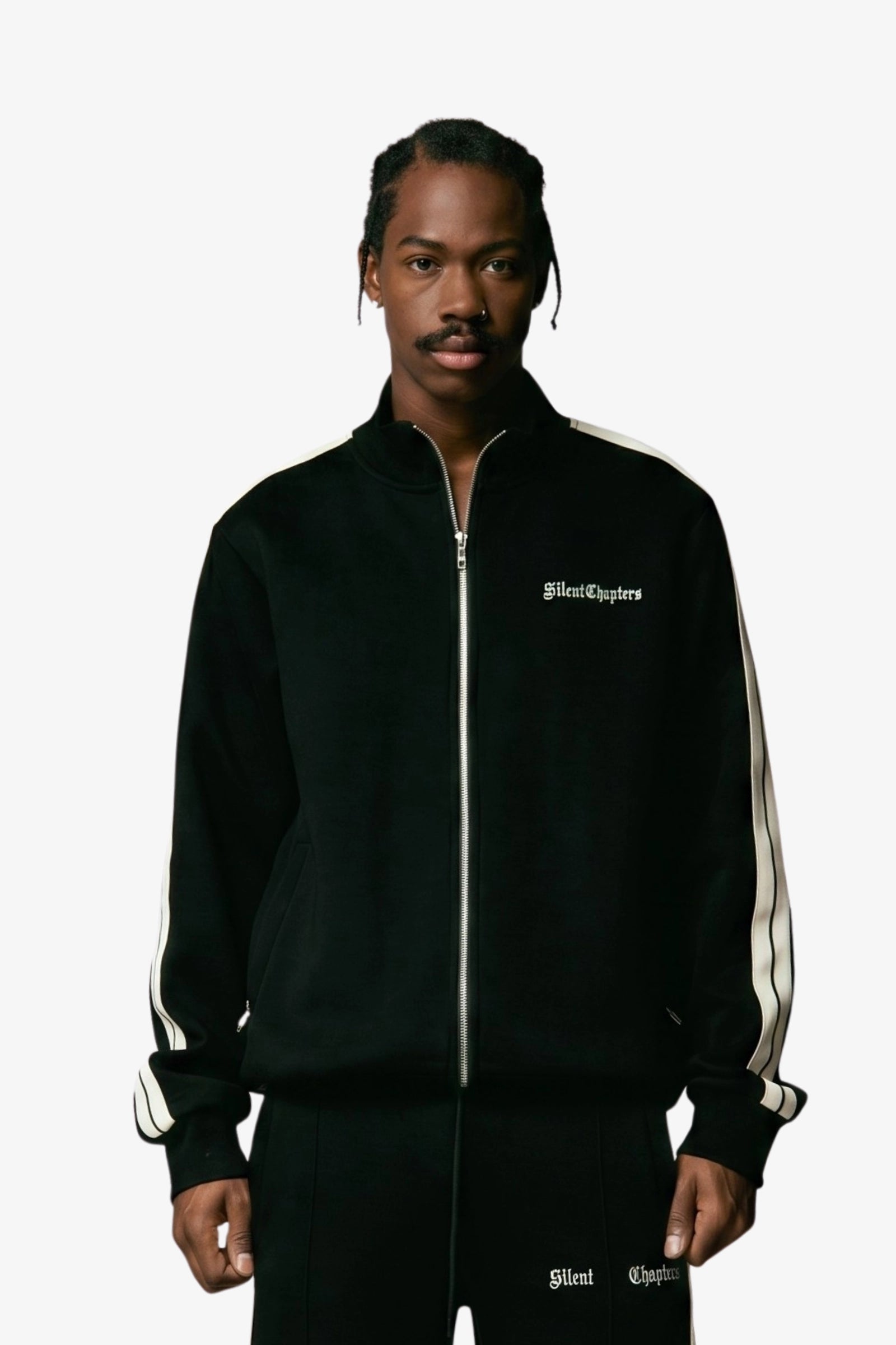 "Track" Jacket Relaxed Fit - Black
