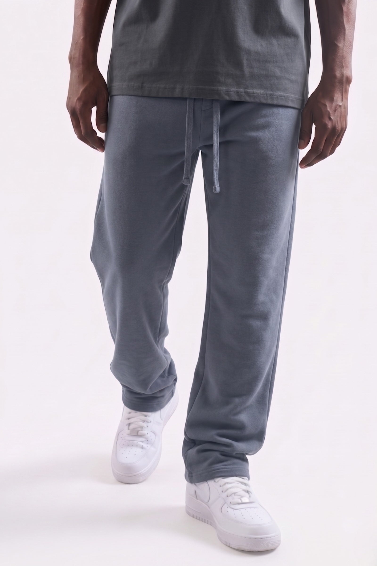 "Milos" Drawstring Sweatpants Grey