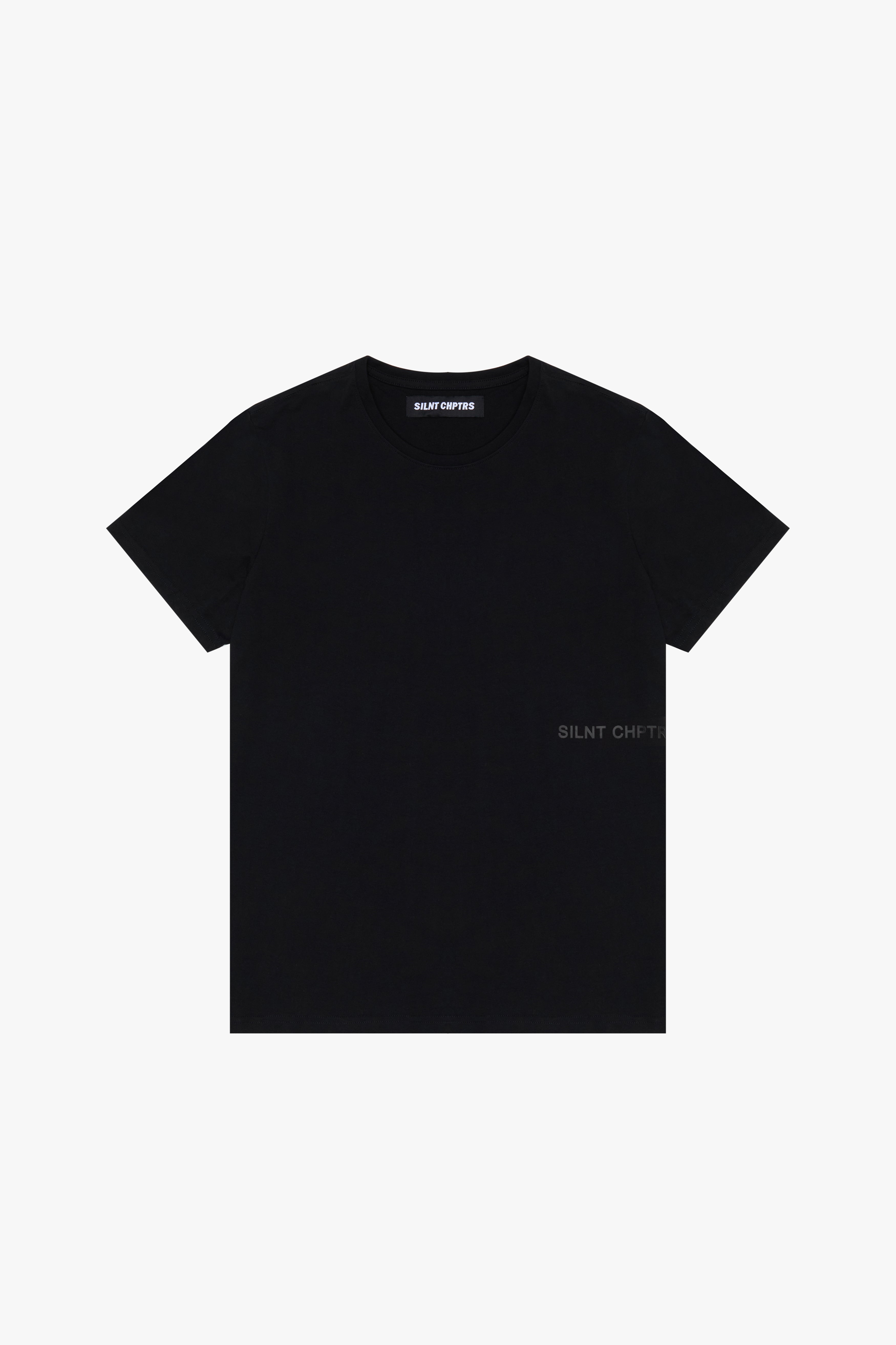 "Vital" Black Oversized Crewneck Tee