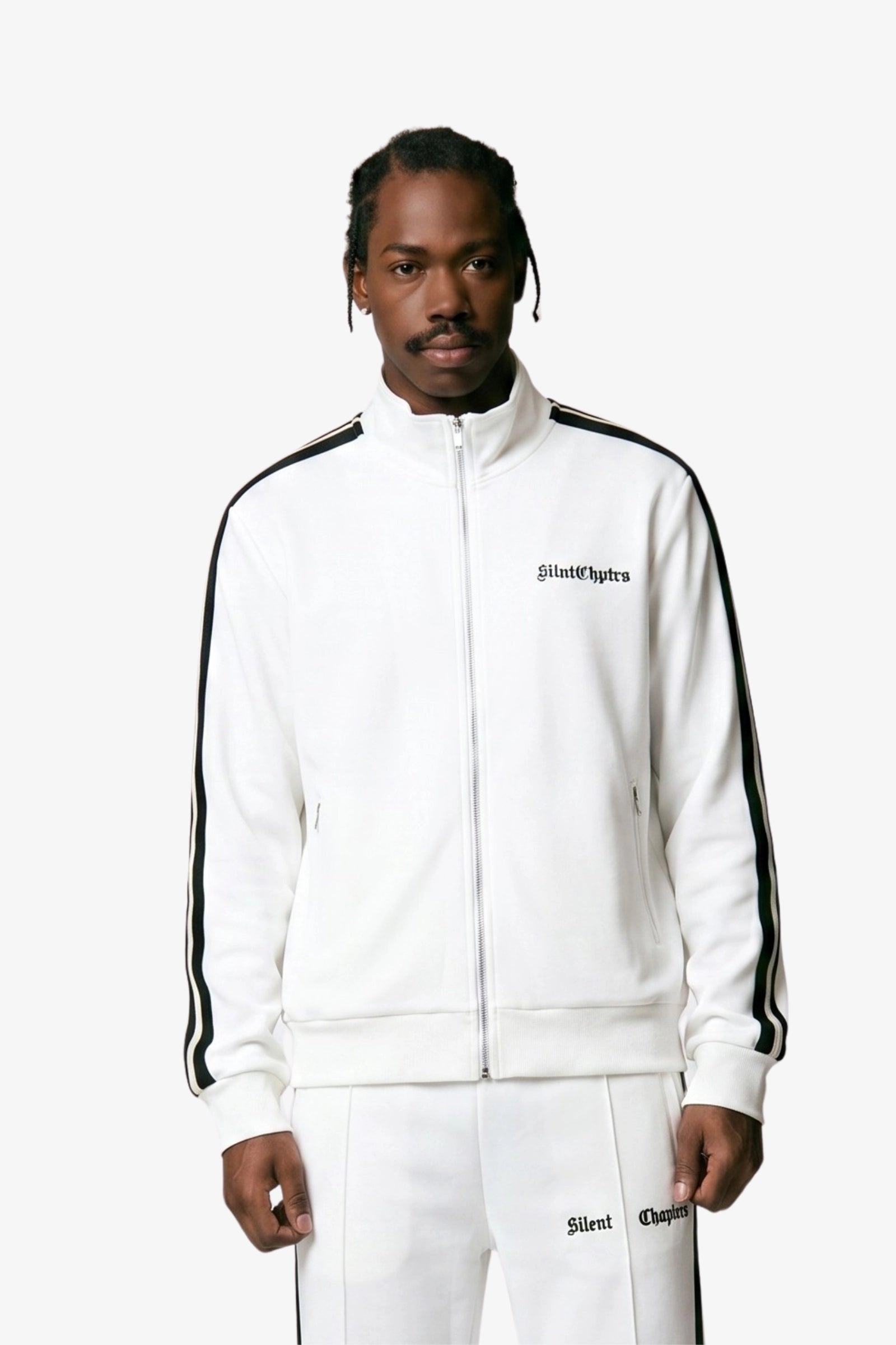 "Track" Jacket Relaxed Fit - White