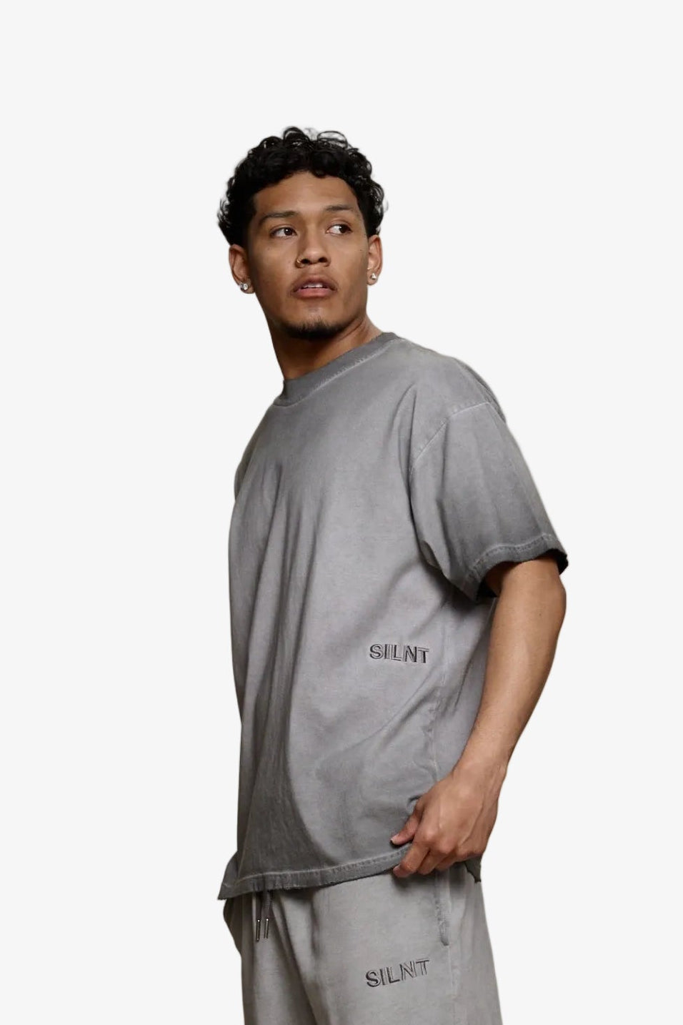 "Sunny" Relaxed Tee Grey