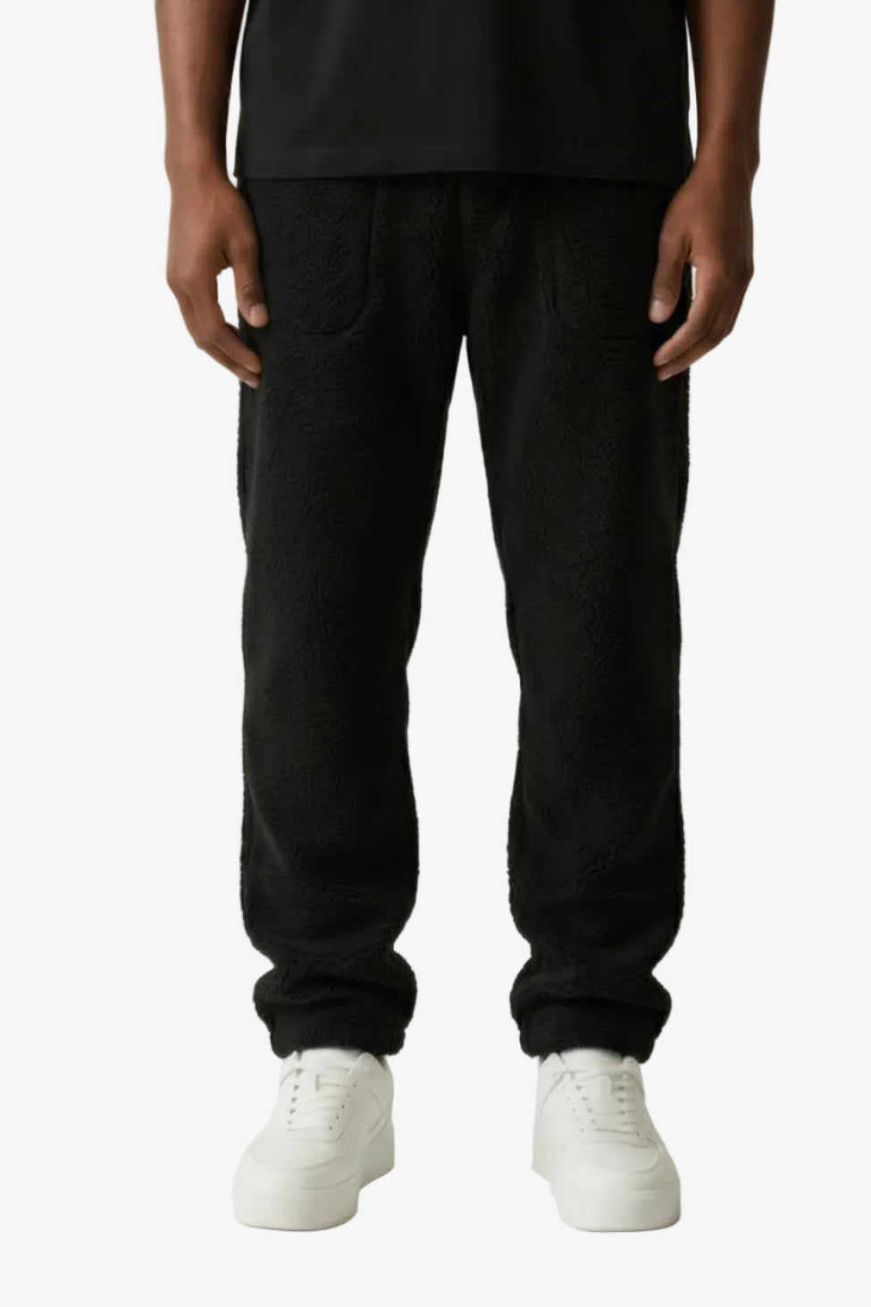 "Pinnacle" Sherpa Sweatpants Black
