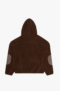 "Sledged" Brown Sherpa Hoodie