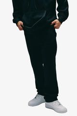 "Sure" Drawstring Sweatpants Black