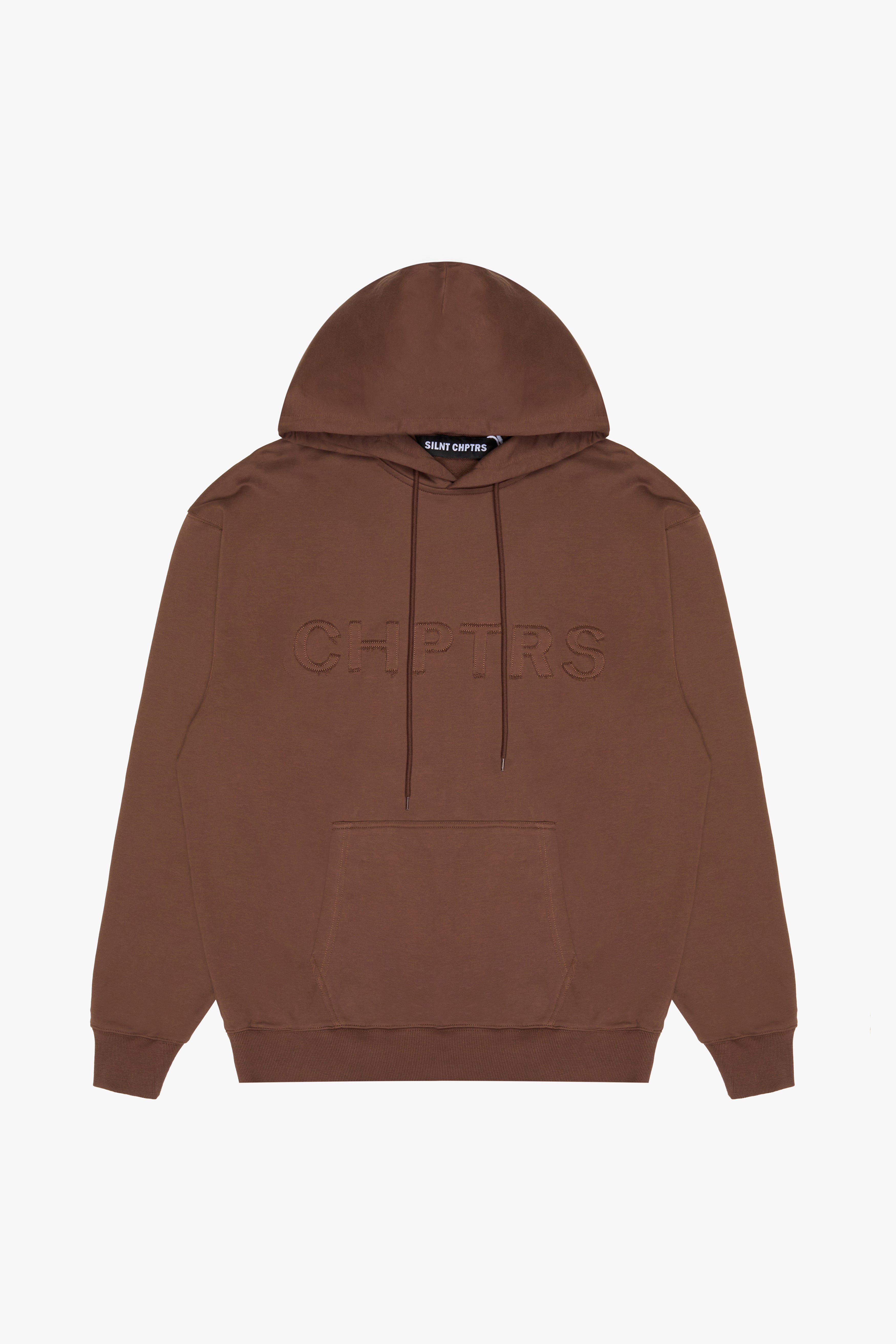 "Grit" Brown Pullover Hoodie