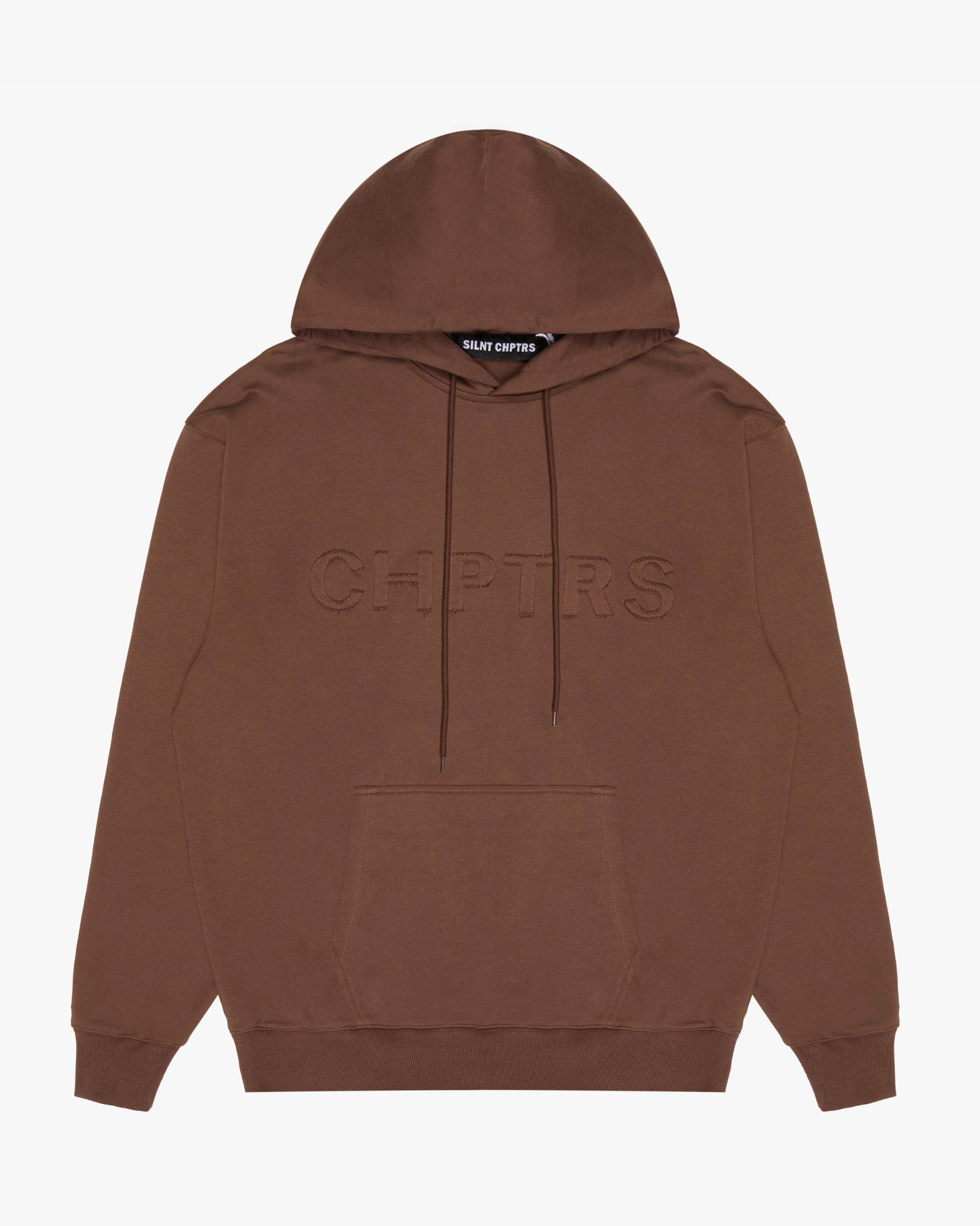 "Grit" Brown Pullover Hoodie