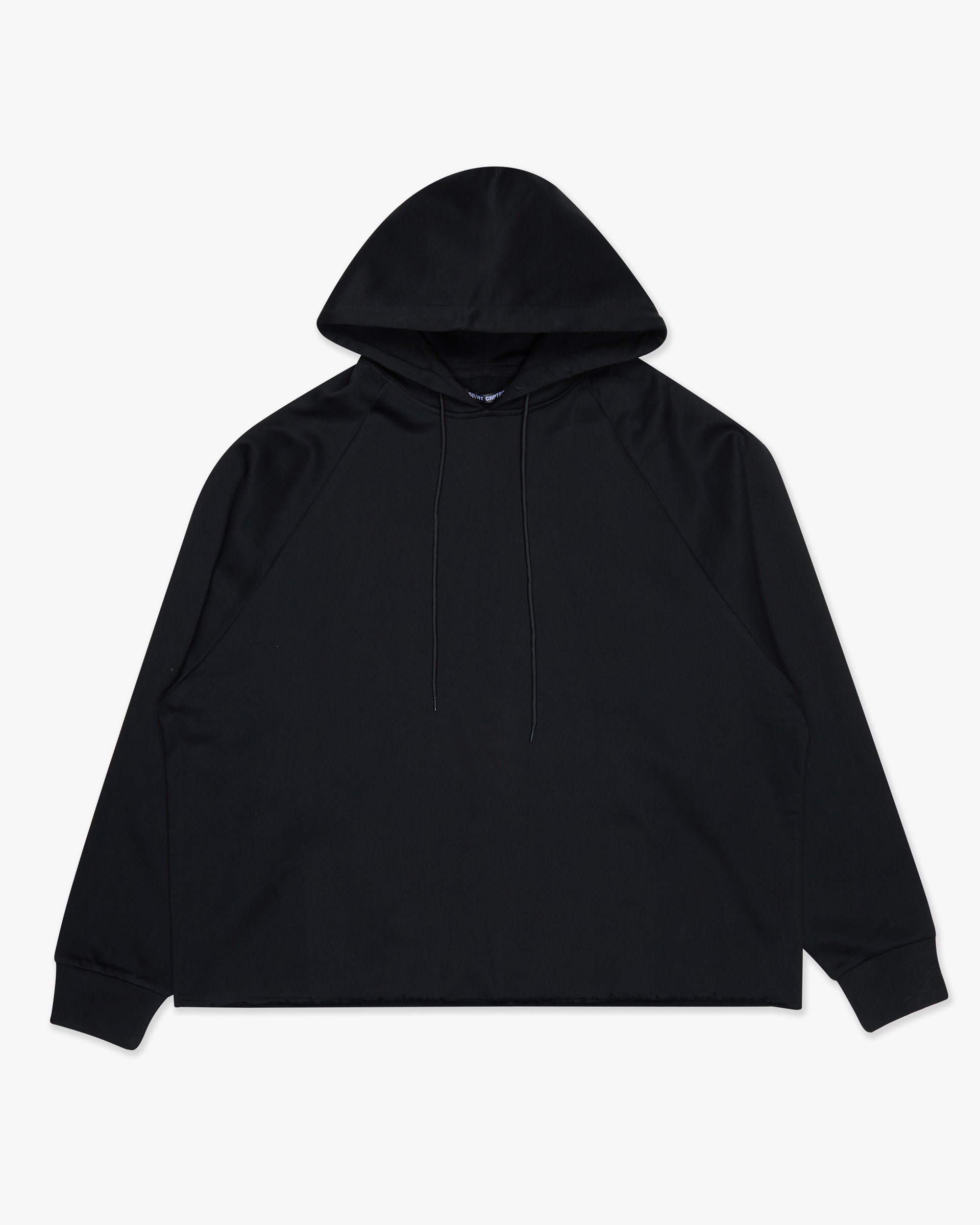 "Hybrid" Black Cropped Hoodie