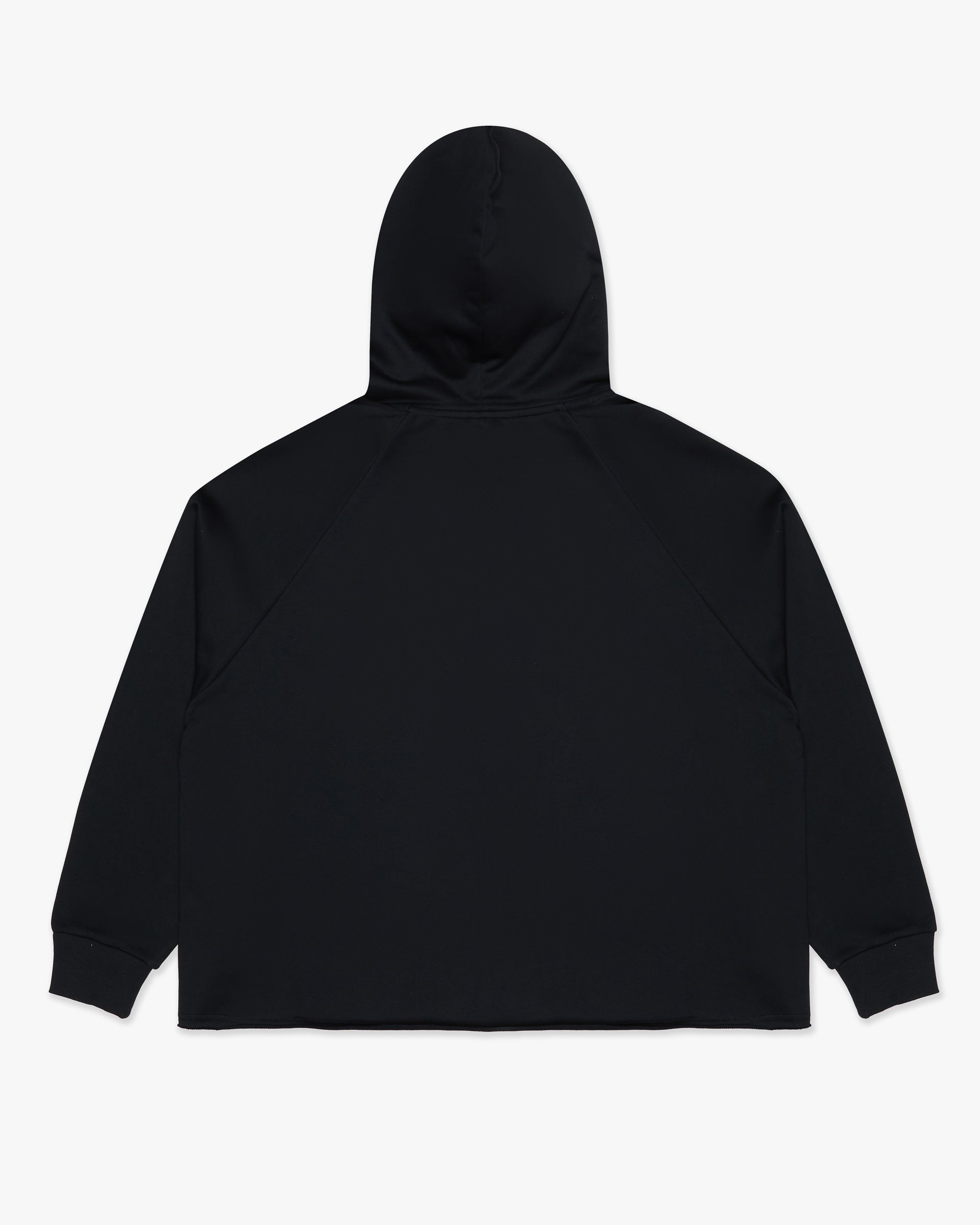 "Hybrid" Black Cropped Hoodie