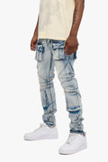 Blue washed
