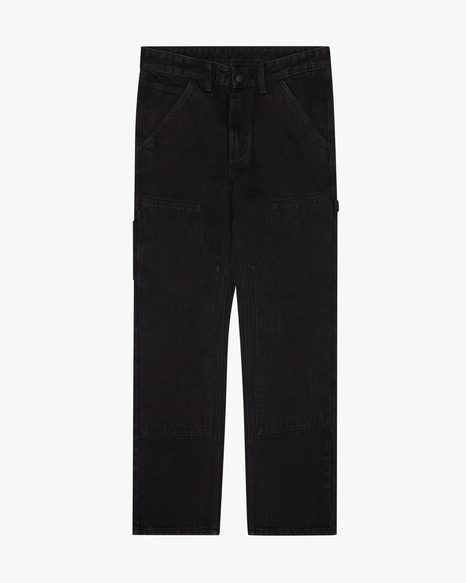 "Rancher" Black Washed Stitch Jeans