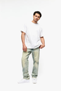 "Chptrs" Vintage Wash Straight Jeans