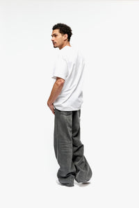 "Chptrs" Black Grey Baggy Jeans