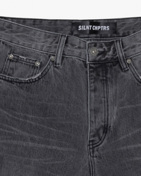 "Chptrs" Black Grey Baggy Jeans