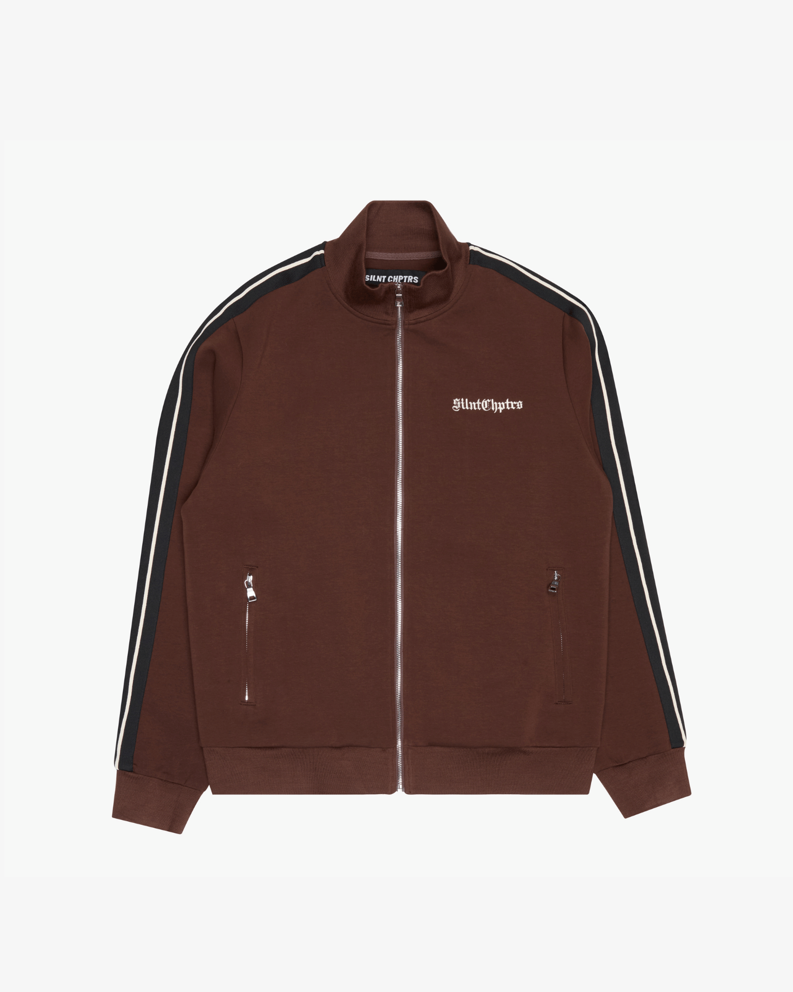 "Track" Brown Tracksuit Jacket