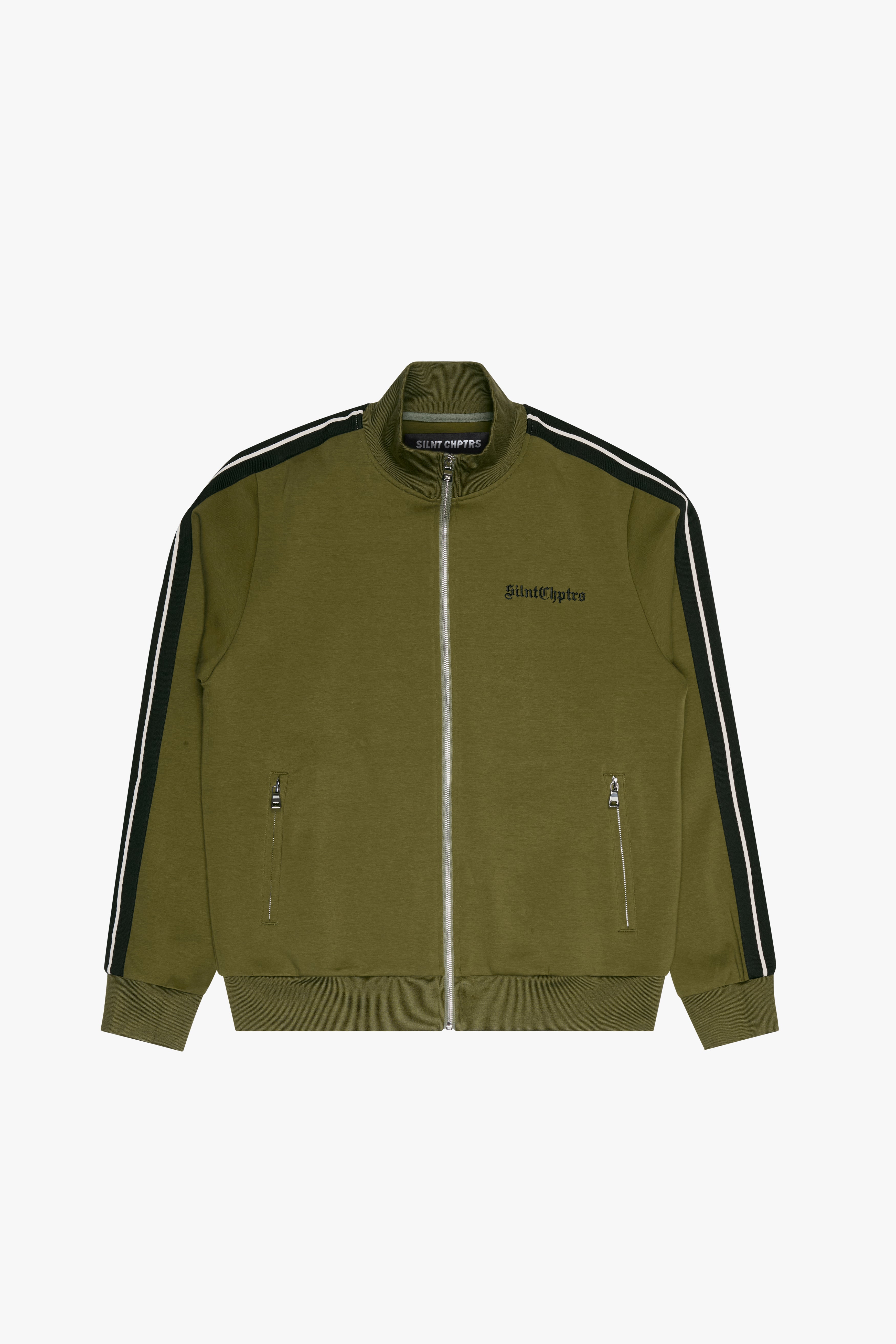 "Track" Olive Tracksuit Jacket