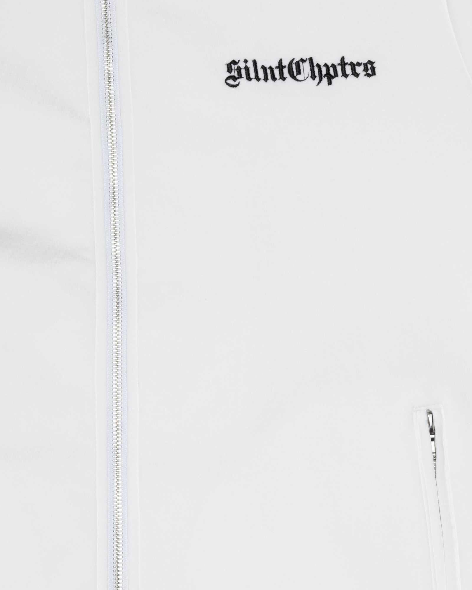 "Track" White Tracksuit Jacket