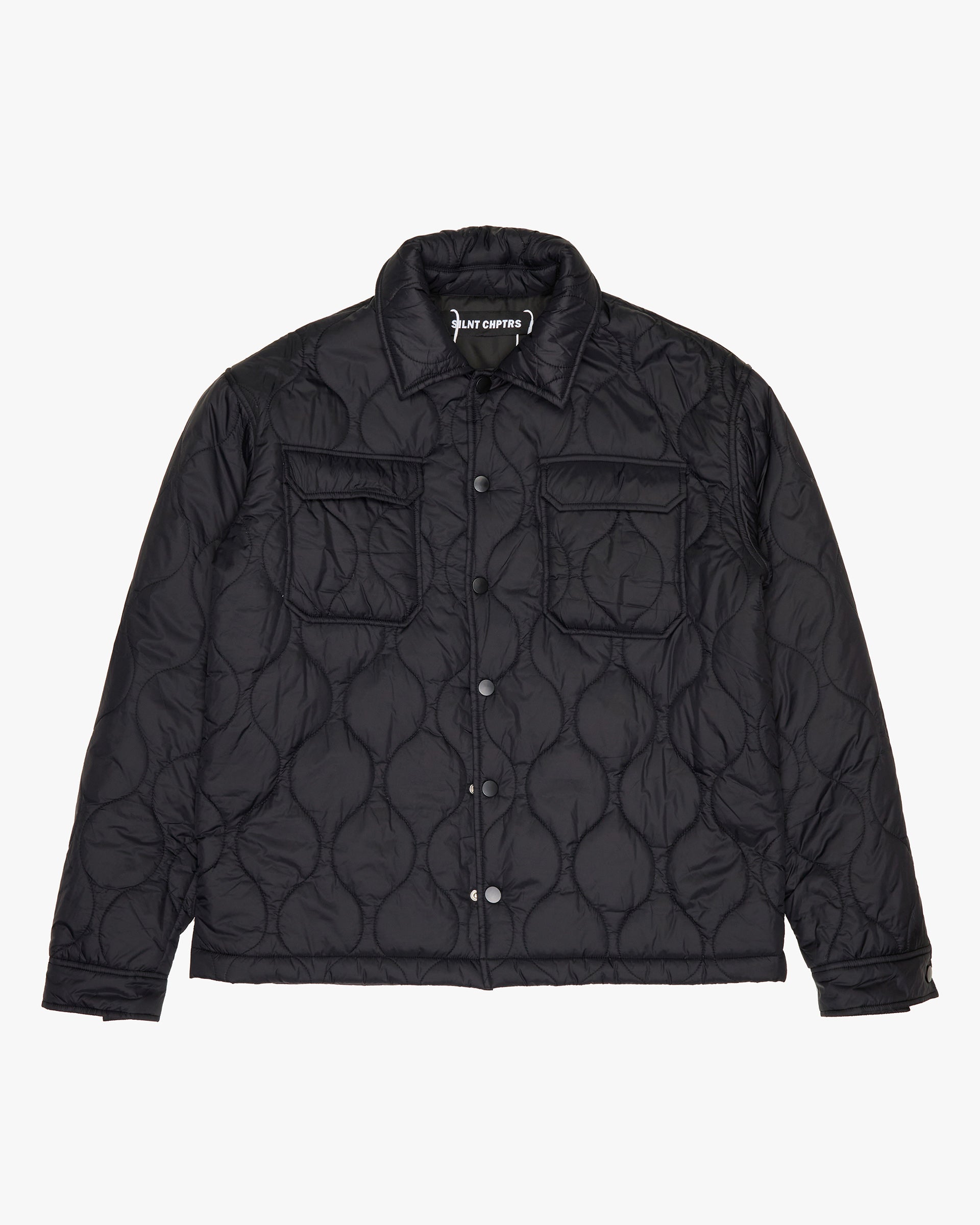 "Cobb" Black Quilted Jacket