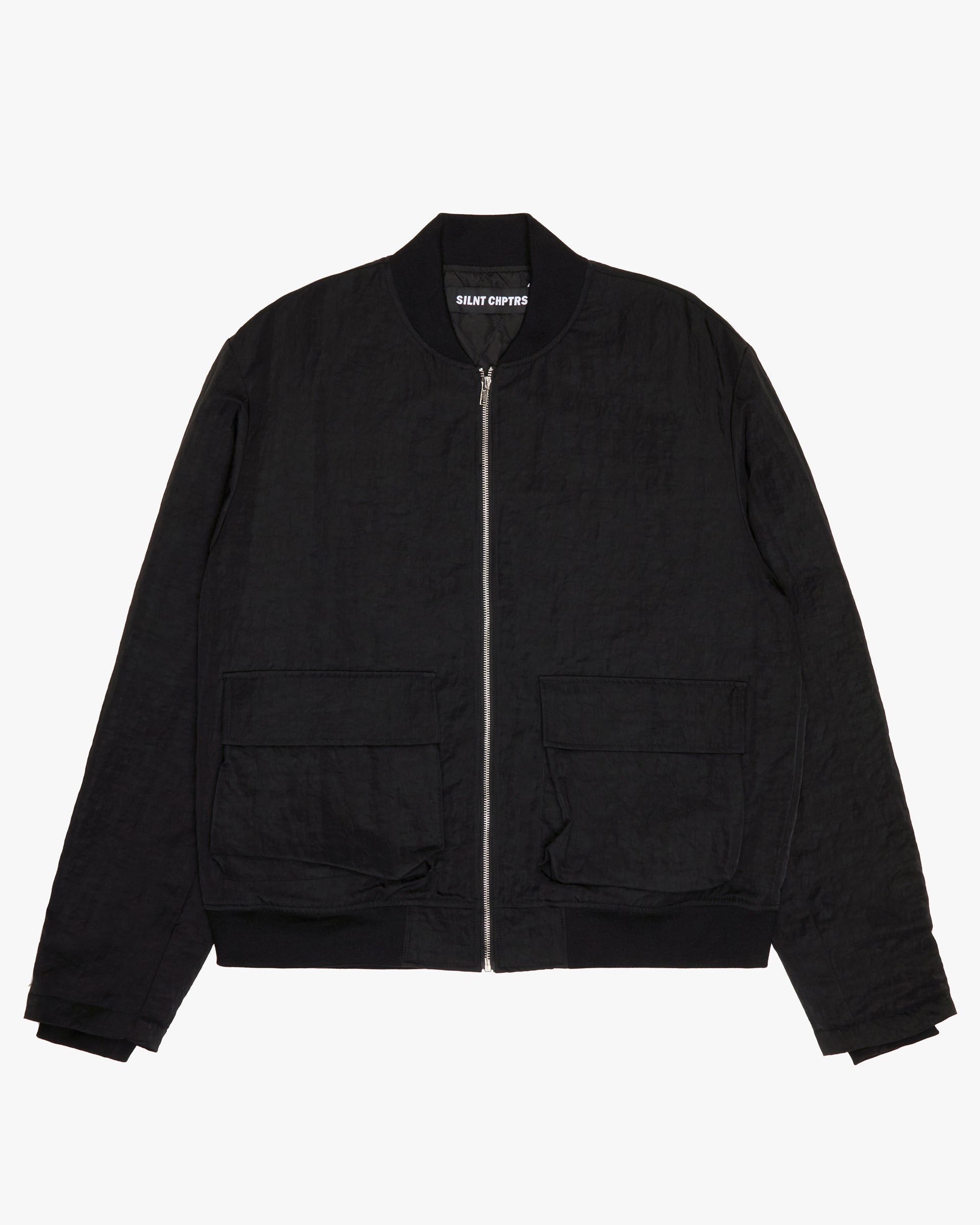 "Coach" Black Bomber Jacket