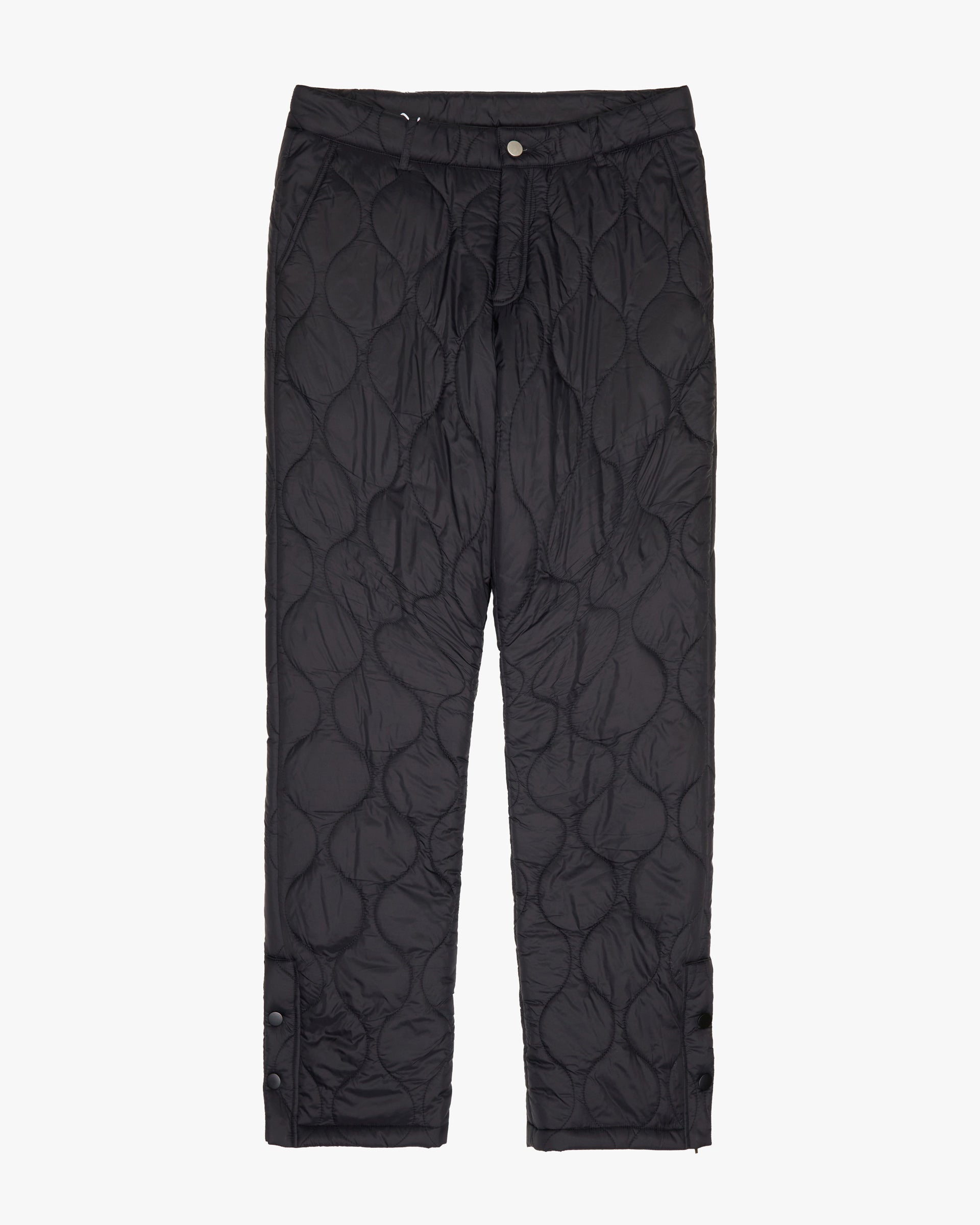 "Hives" Black Quilted Pants