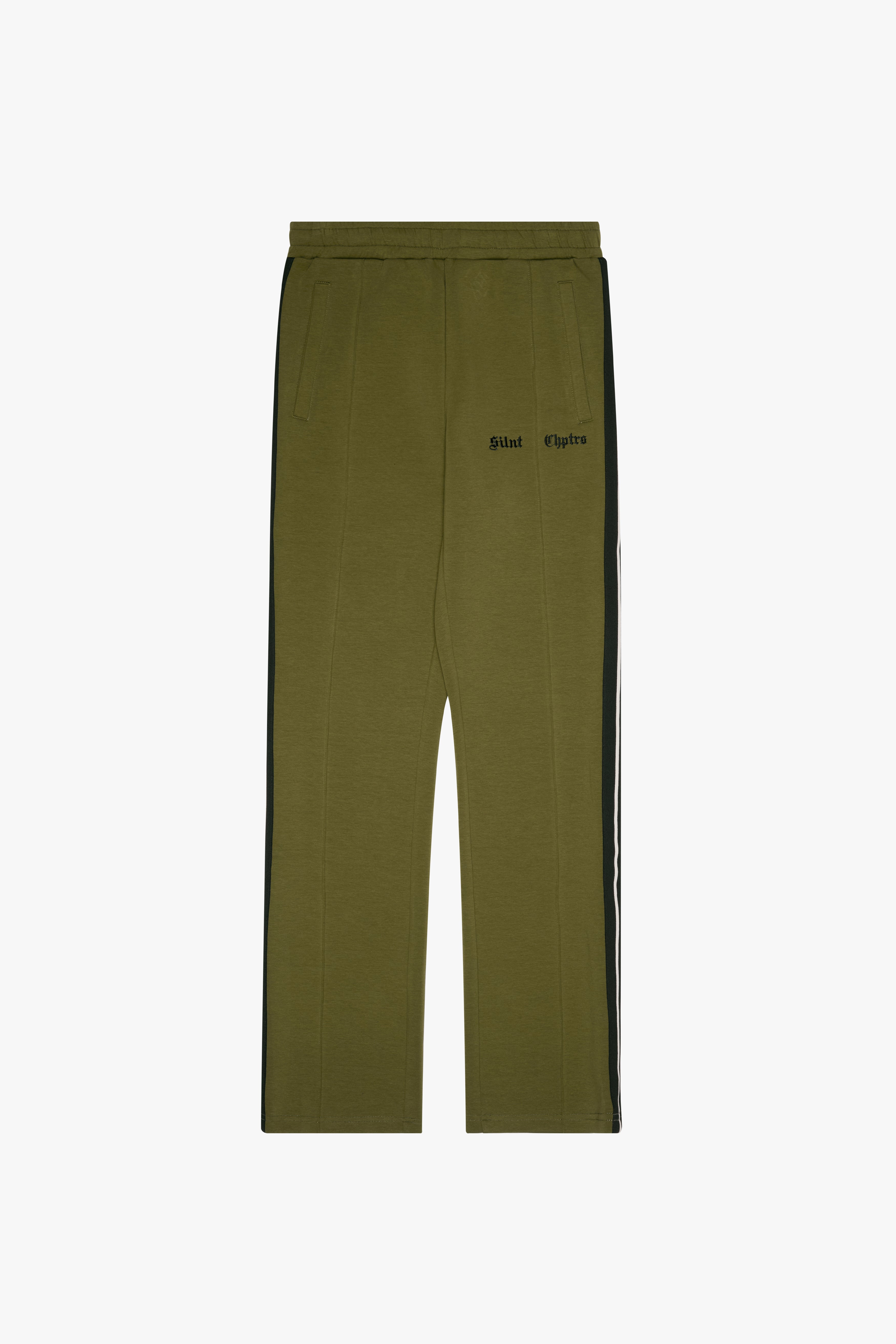 "Field" Olive Dual Stripe Track Pants