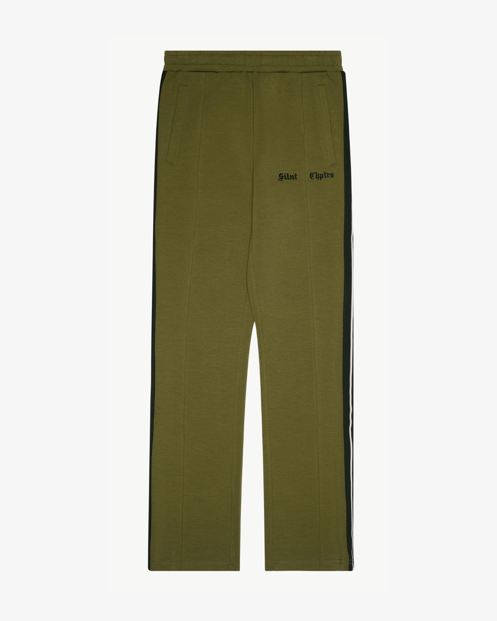 "Field" Olive Dual Stripe Track Pants