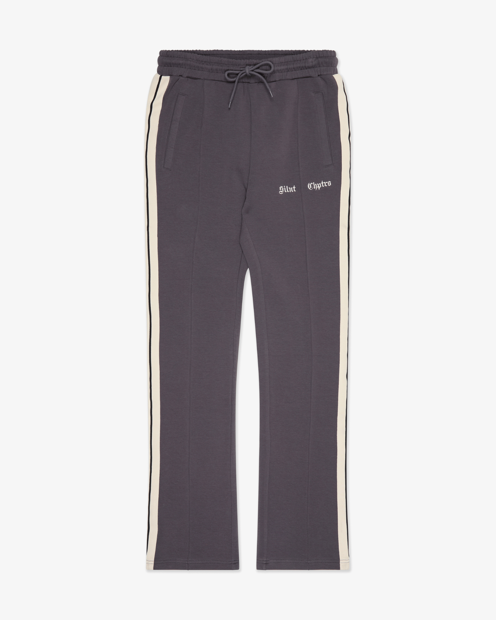"Field" Grey Dual Stripe Track Pants