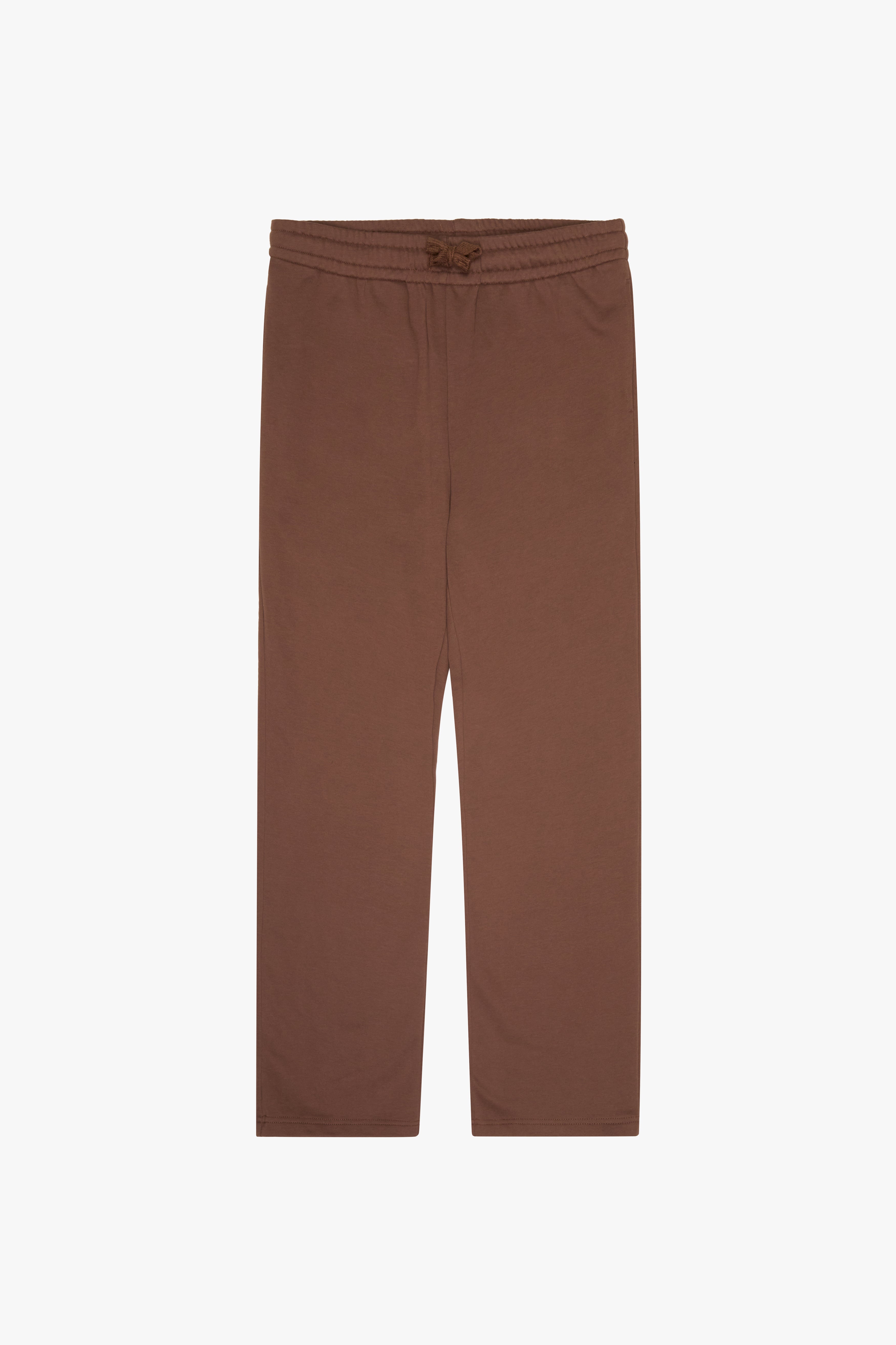 "Sure" Brown Drawstring Joggers