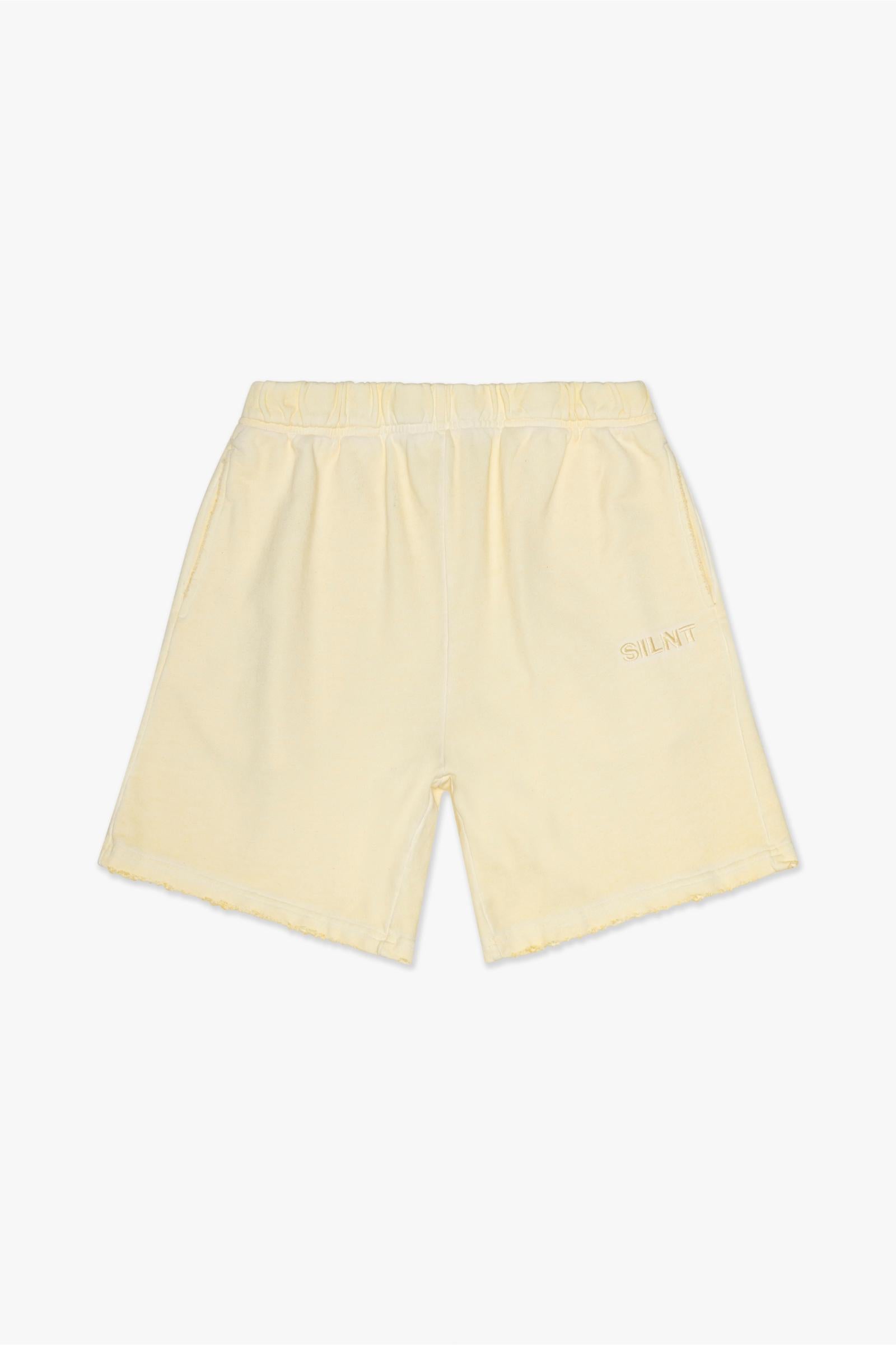 Ripped Shorts - Cream