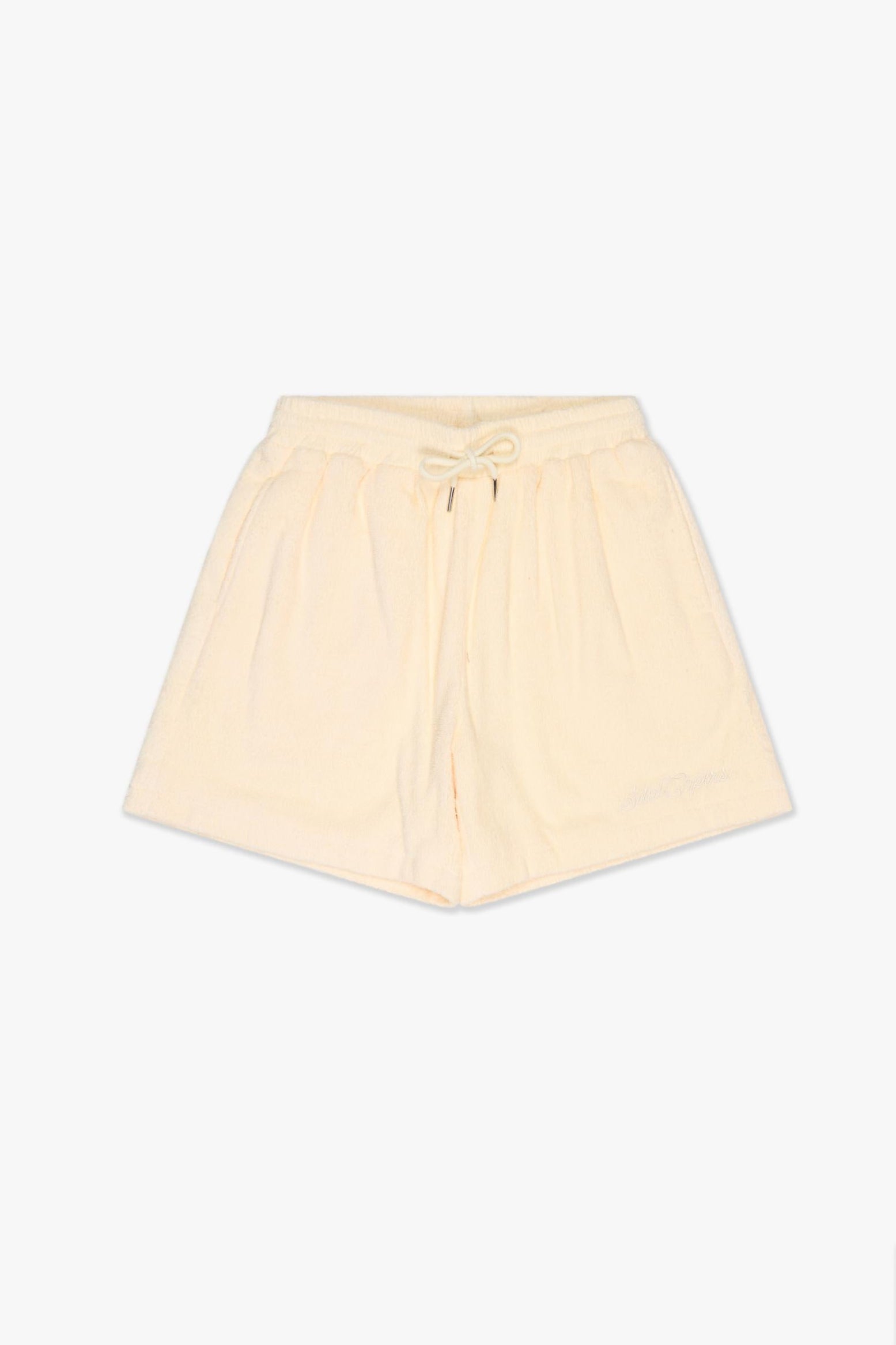 "Times" Cream Shorts