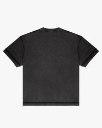 "Necessities" Vintage Black Stitch Tee