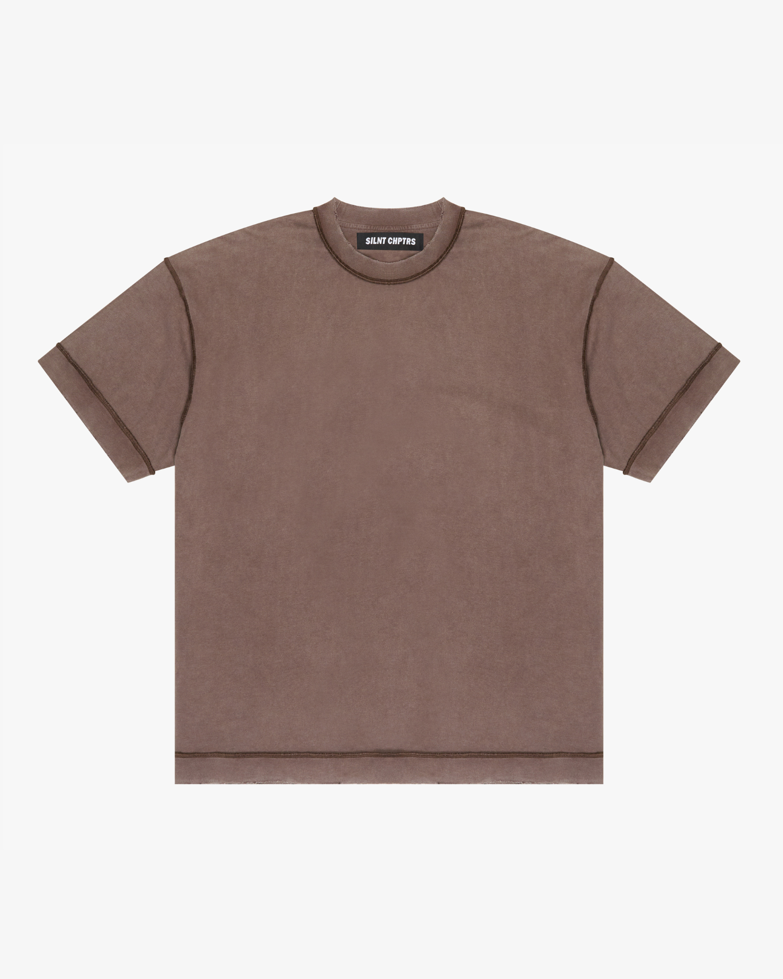 "Necessities" Vintage Brown Stitch Tee