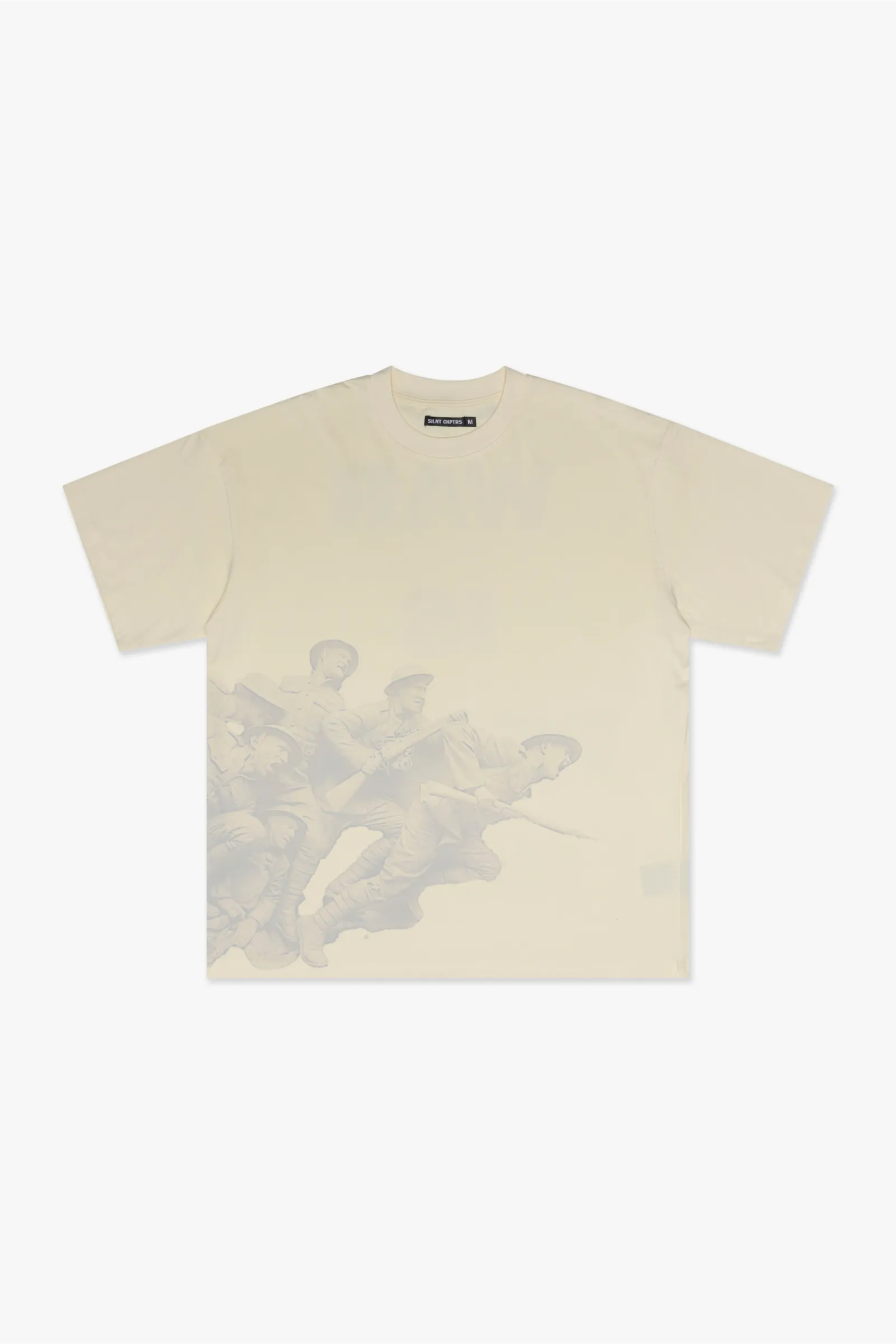 "War Cream" Graphic Tee Cream