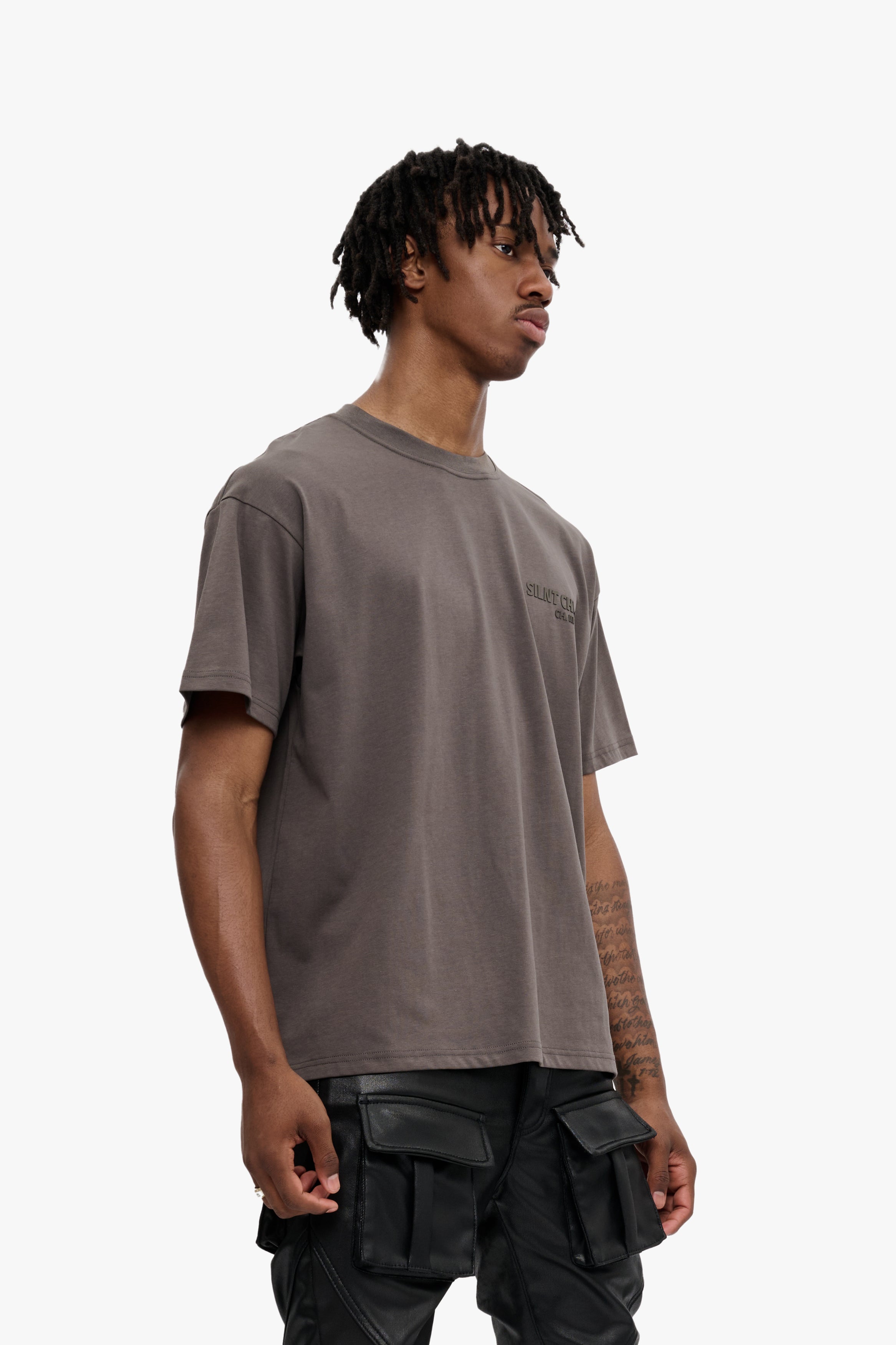 "Present Day" Relaxed Tee Grey
