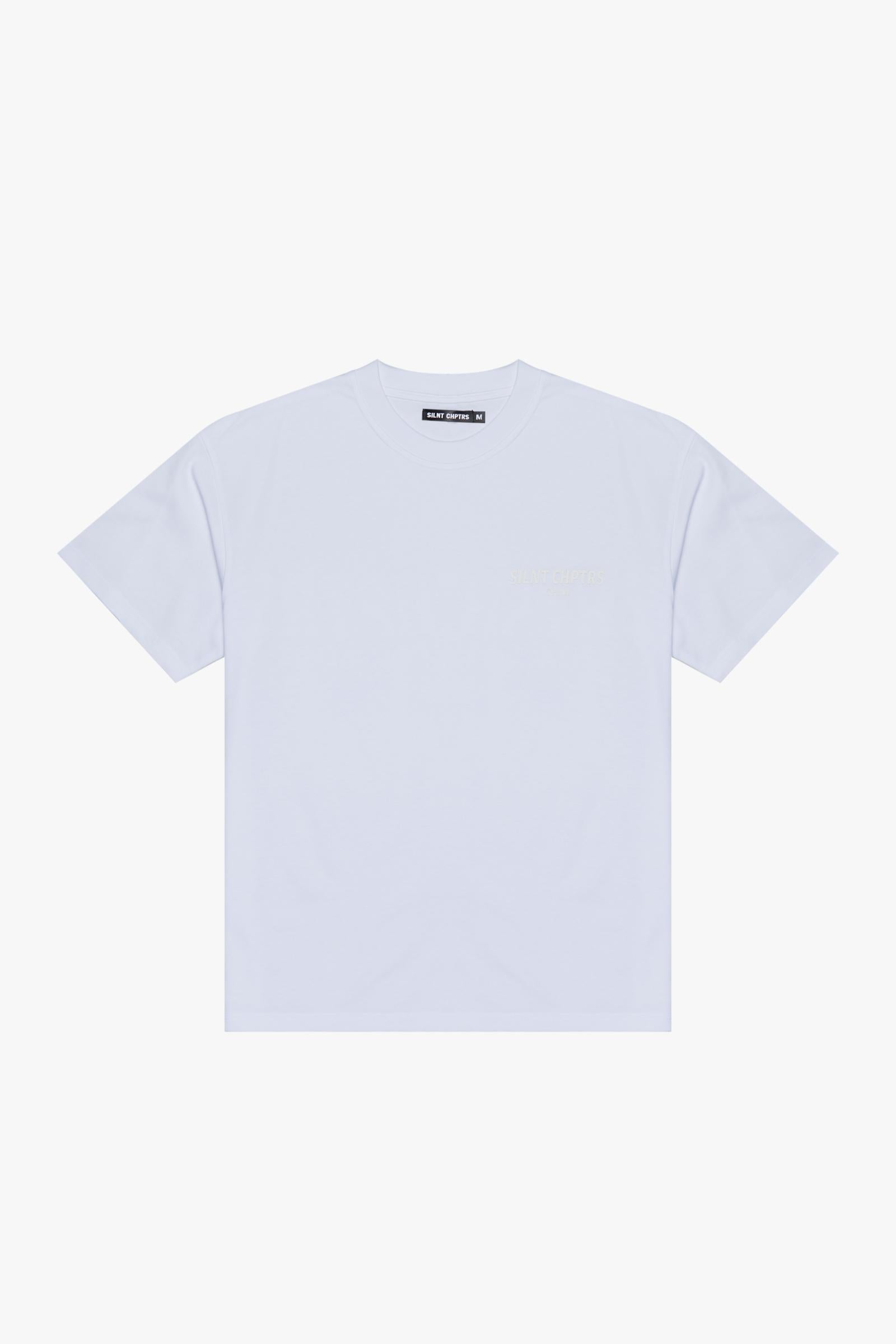 "Present-Time" White Tee