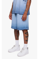 "Faded" Relaxed Shorts - Navy