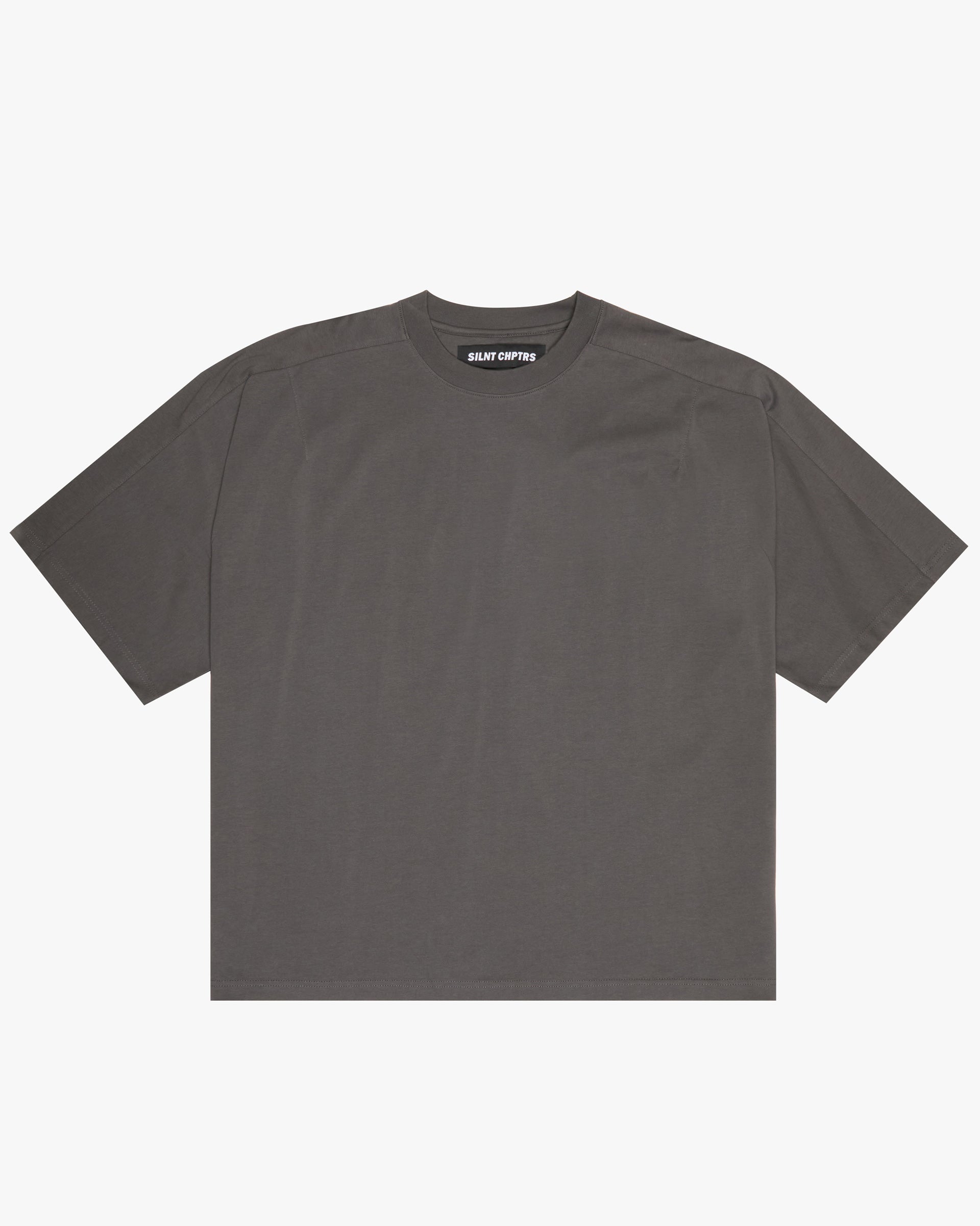 “Point Blank” Grey Oversized Tee