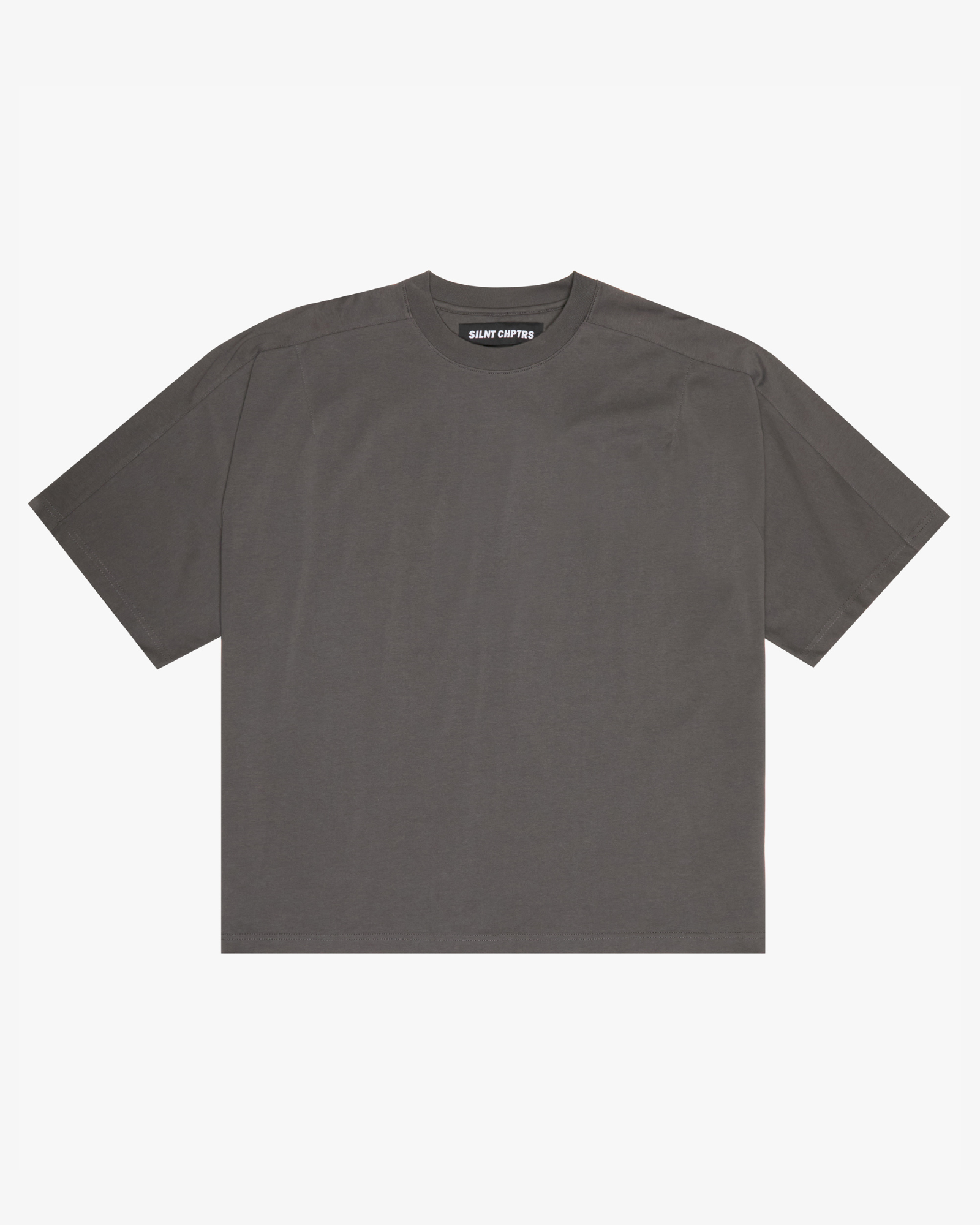“Point Blank” Grey Oversized Tee