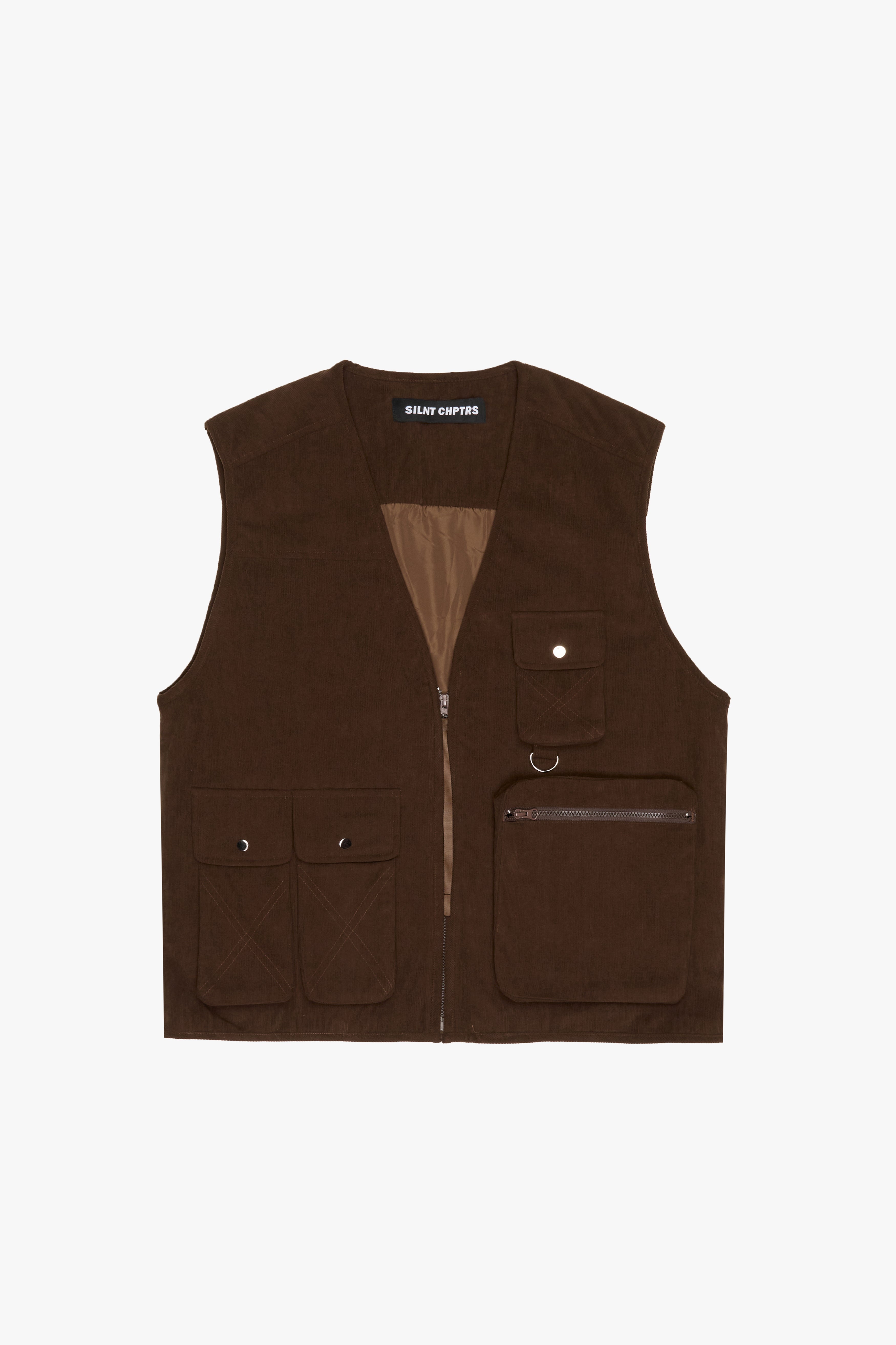 "Sergeant" Brown Corduroy Vest