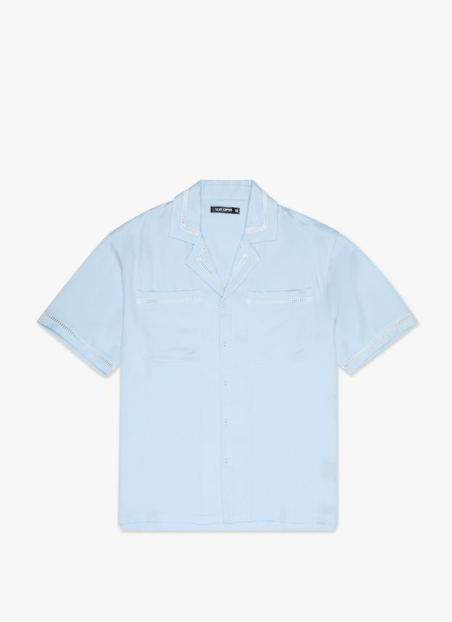 "Vibes"Light Blue Shirt